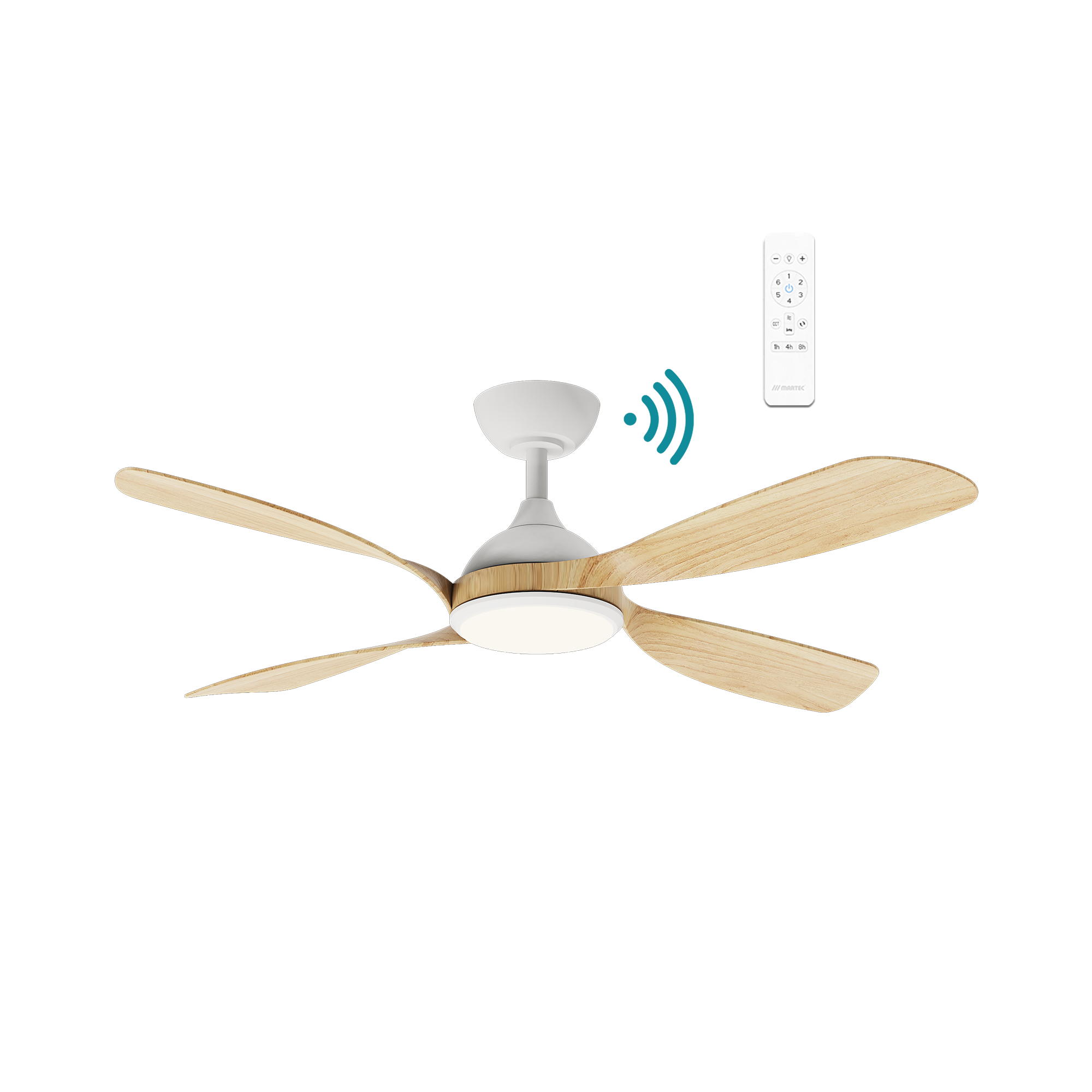 Hampton DC 1320mm 4 ABS Blade WIFI & Remote Control Ceiling Fan