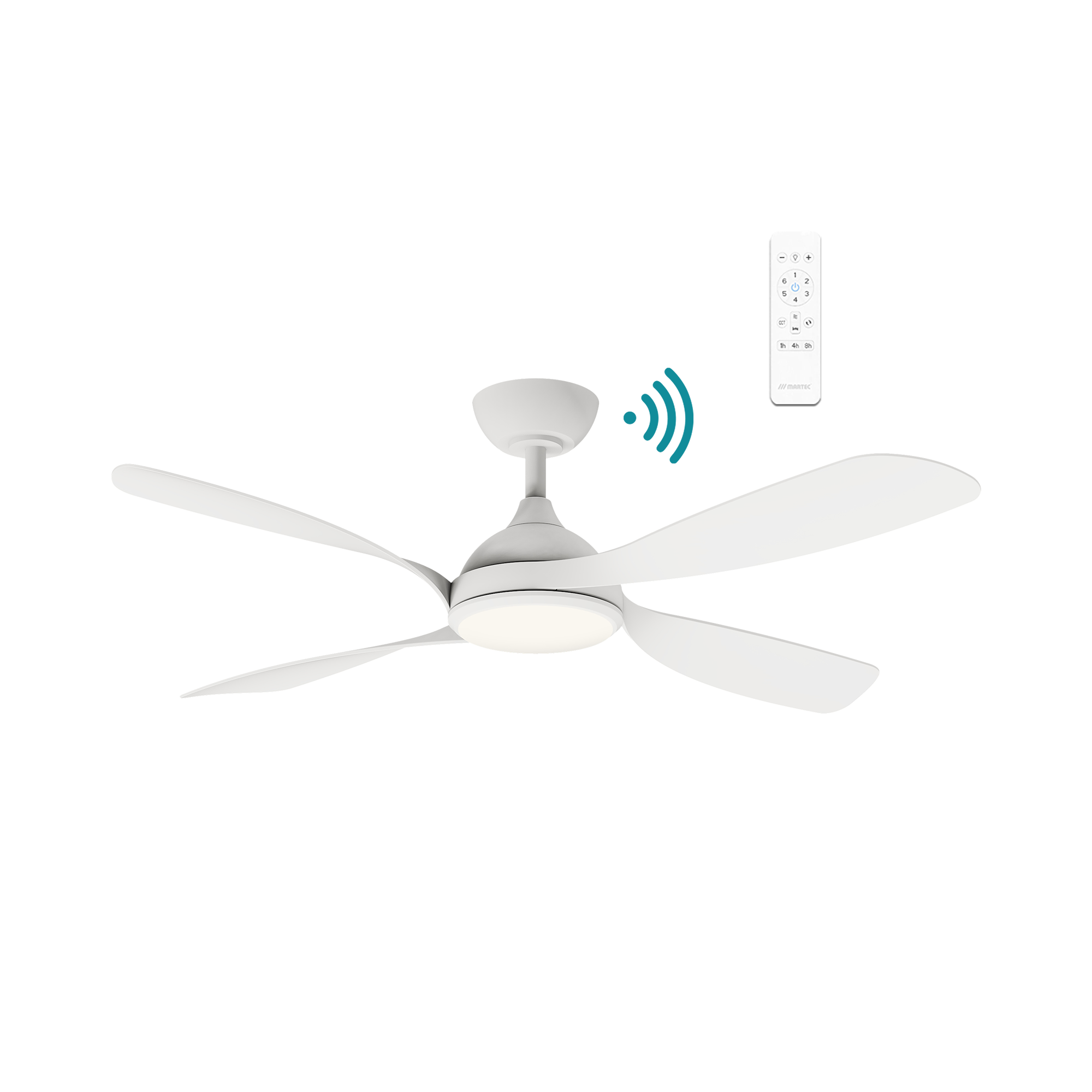 Hampton DC 1320mm 4 ABS Blade WIFI & Remote Control Ceiling Fan