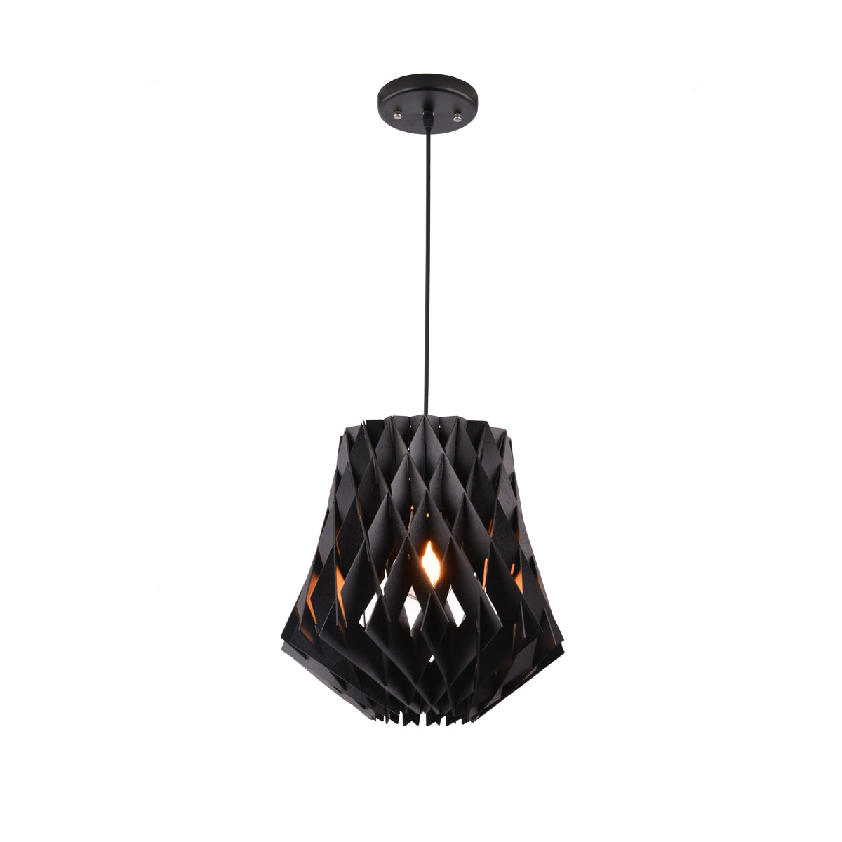 Hive 360mm Wooden Pendant Light
