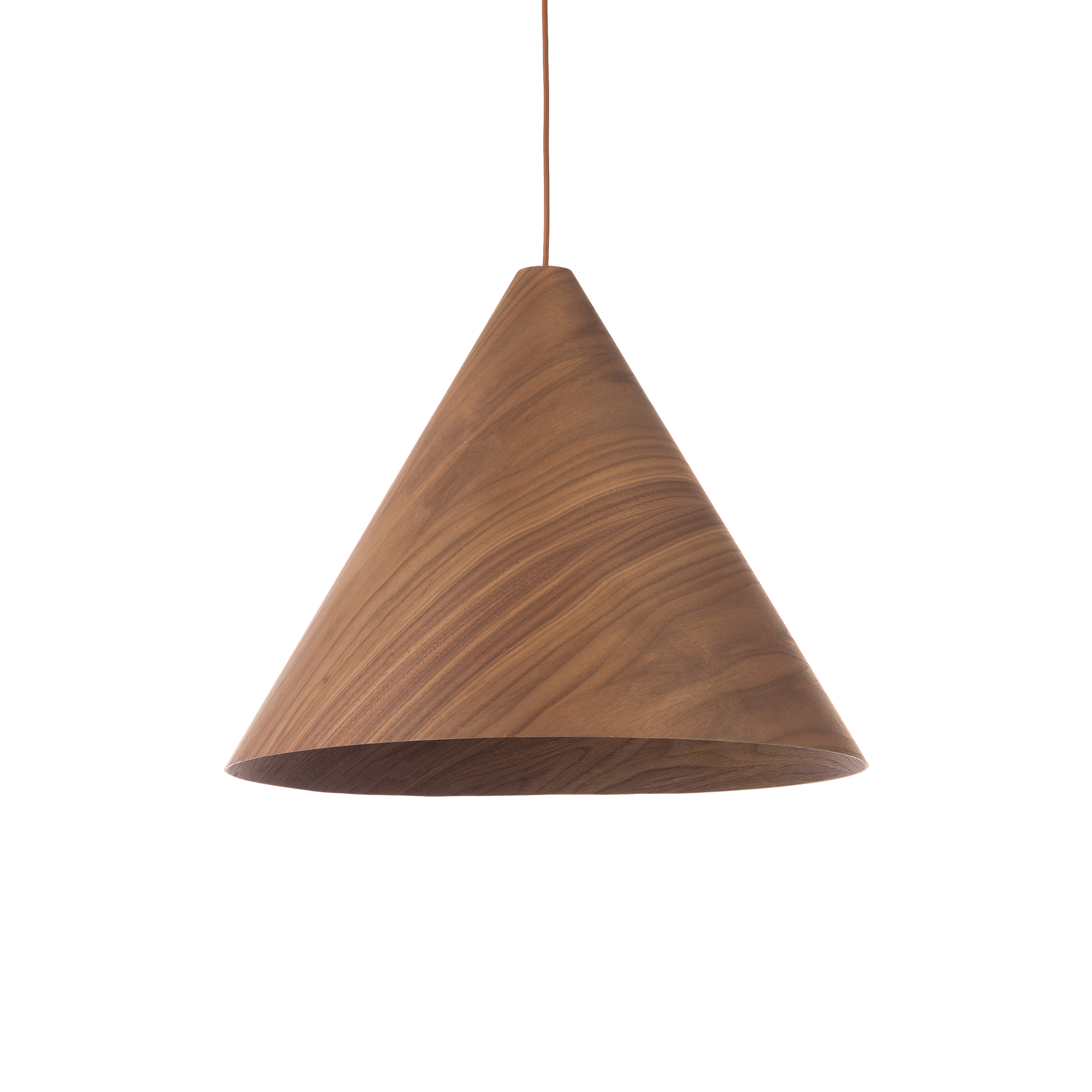 Hugo 1 Light E27 Conical Pendant