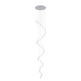 Alemdina Hanging Light 40X 1.8W LED Tri-Colour Chrome