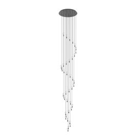 Comareira Hanging Light 40X 1.8W LED Tri-Colour Nickel Nero
