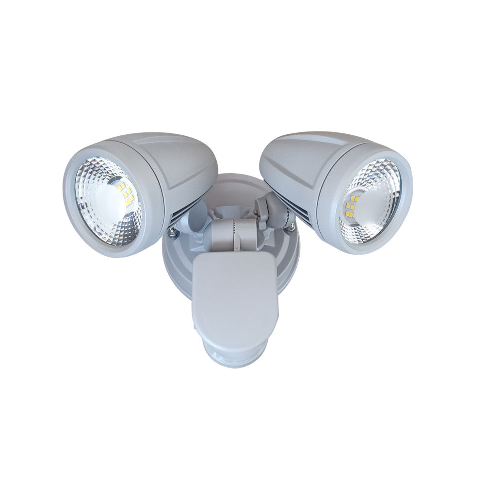 Illume Twin 10W 5000K IP44 Exterior Sensor Spot