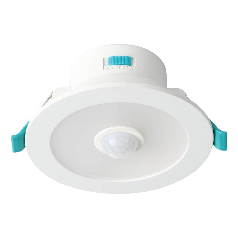 Rippa 2 White 9W 3CCT IP44 Downlight with Sensor