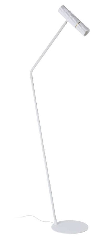 Caminia White & Brass Matt 5W GU10 3CCT Floor Lamp