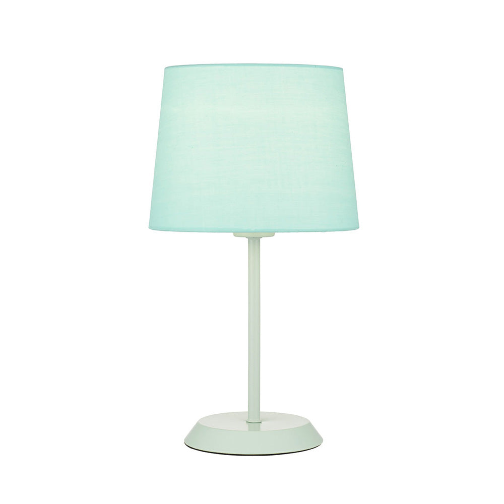 Jaxon White, Pink, Green, Gold/Ivory or Blue Table Lamp