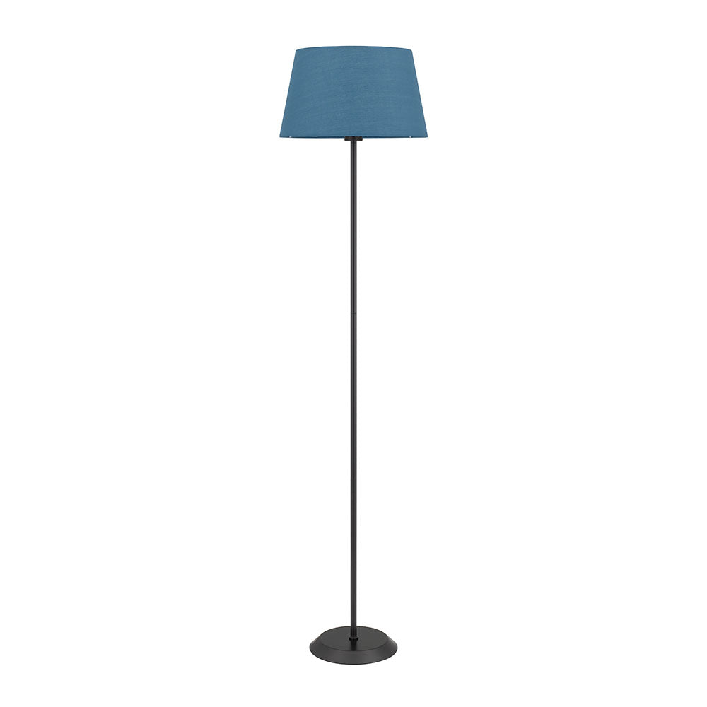 Jaxon White/Wheat, White/Green, Gold/Ivory or Black/Blue Floor Lamp
