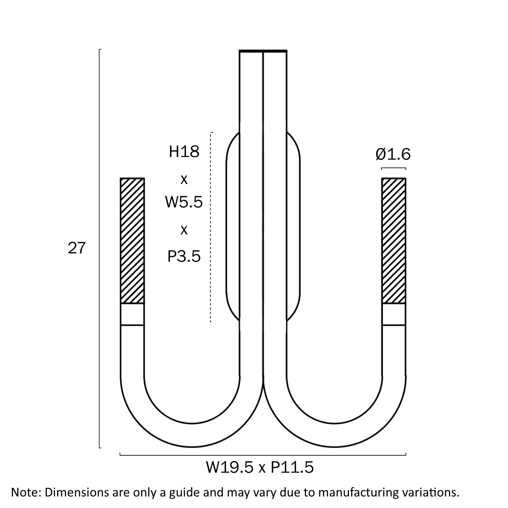 Joshua Gold or Black 6W 3000K LED Wall Light