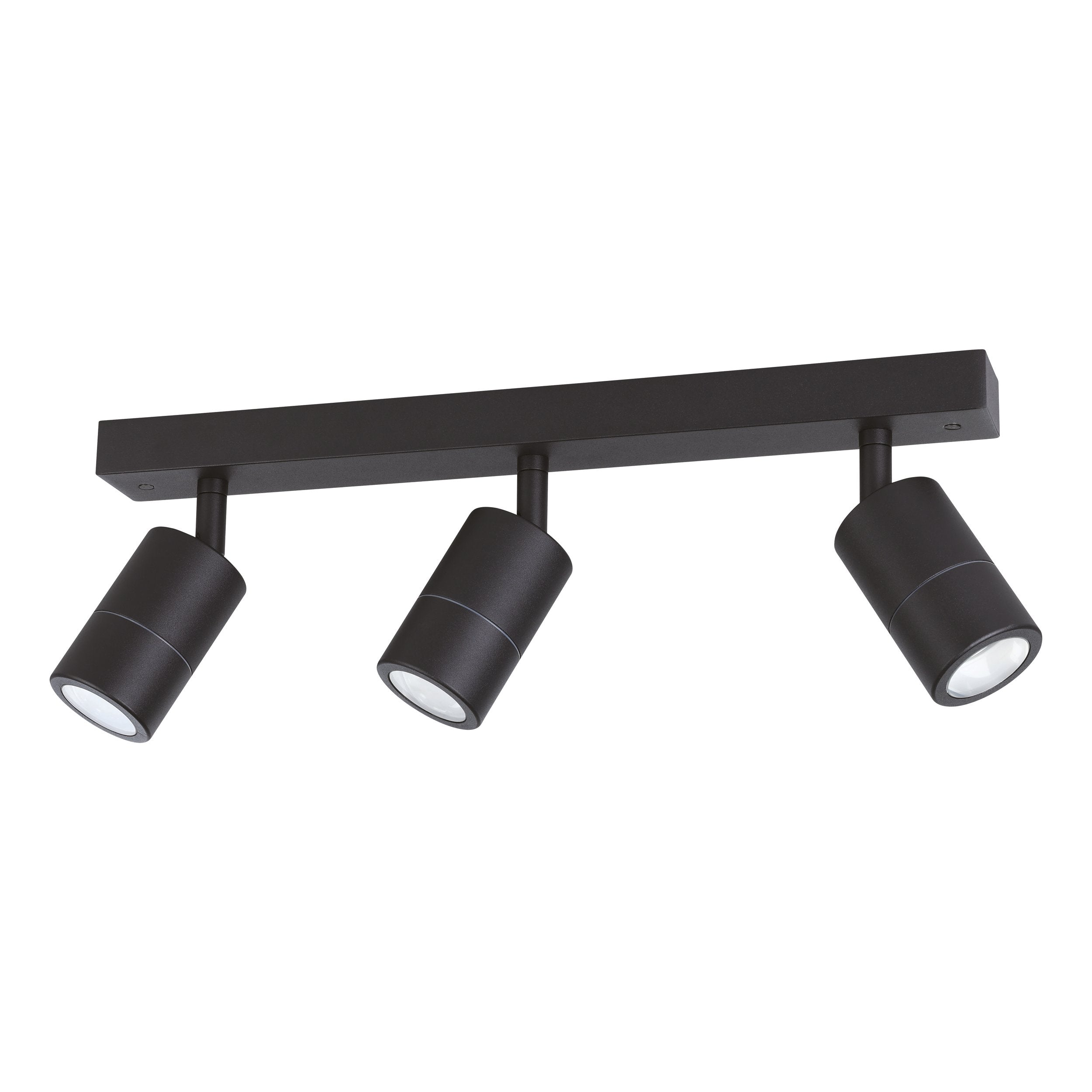 FREMANTLE EXTERIOR WALL LIGHT 3X5W LED TRI-COL BLACK BAR