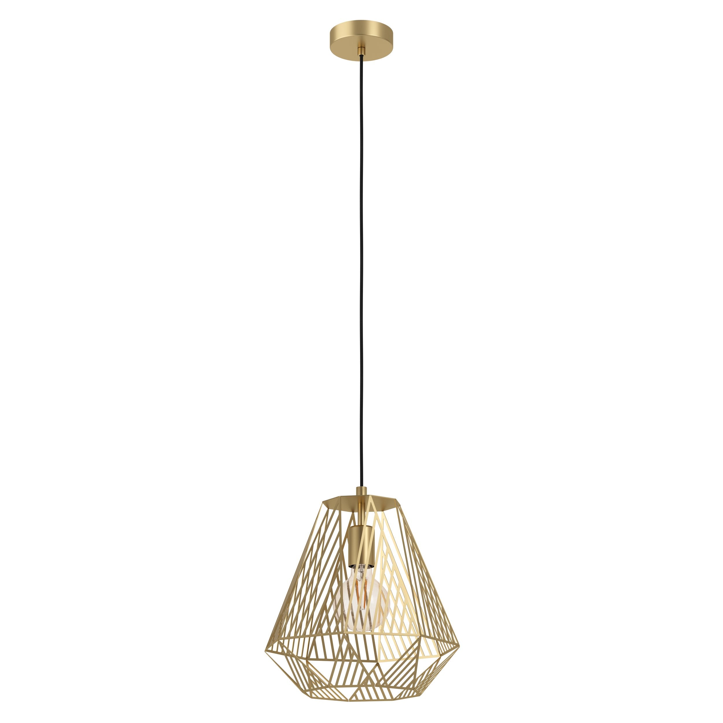 STYPE PENDANT LIGHT 1X40W E27 GOLD