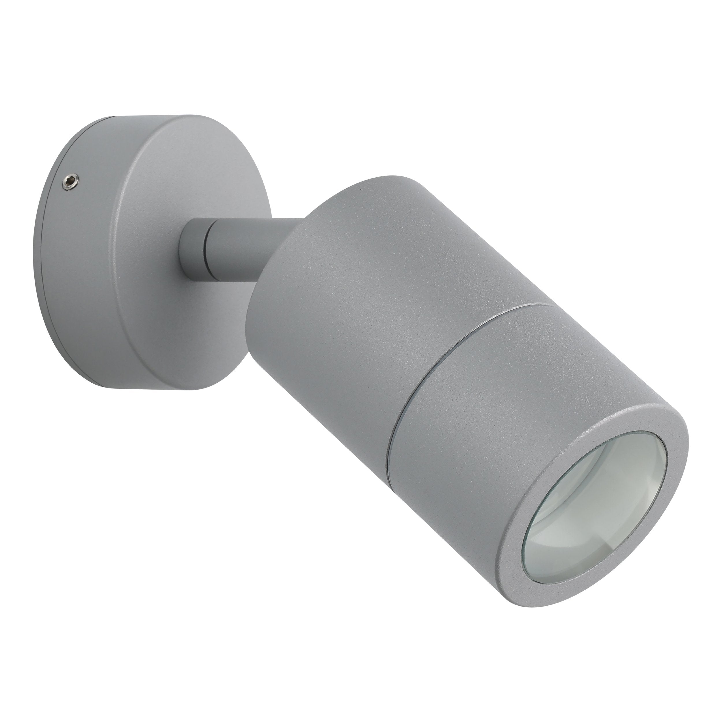 FREMANTLE EXTERIOR WALL LIGHT 1X5W LED TRI-COL SILVER ADJUSTABLE