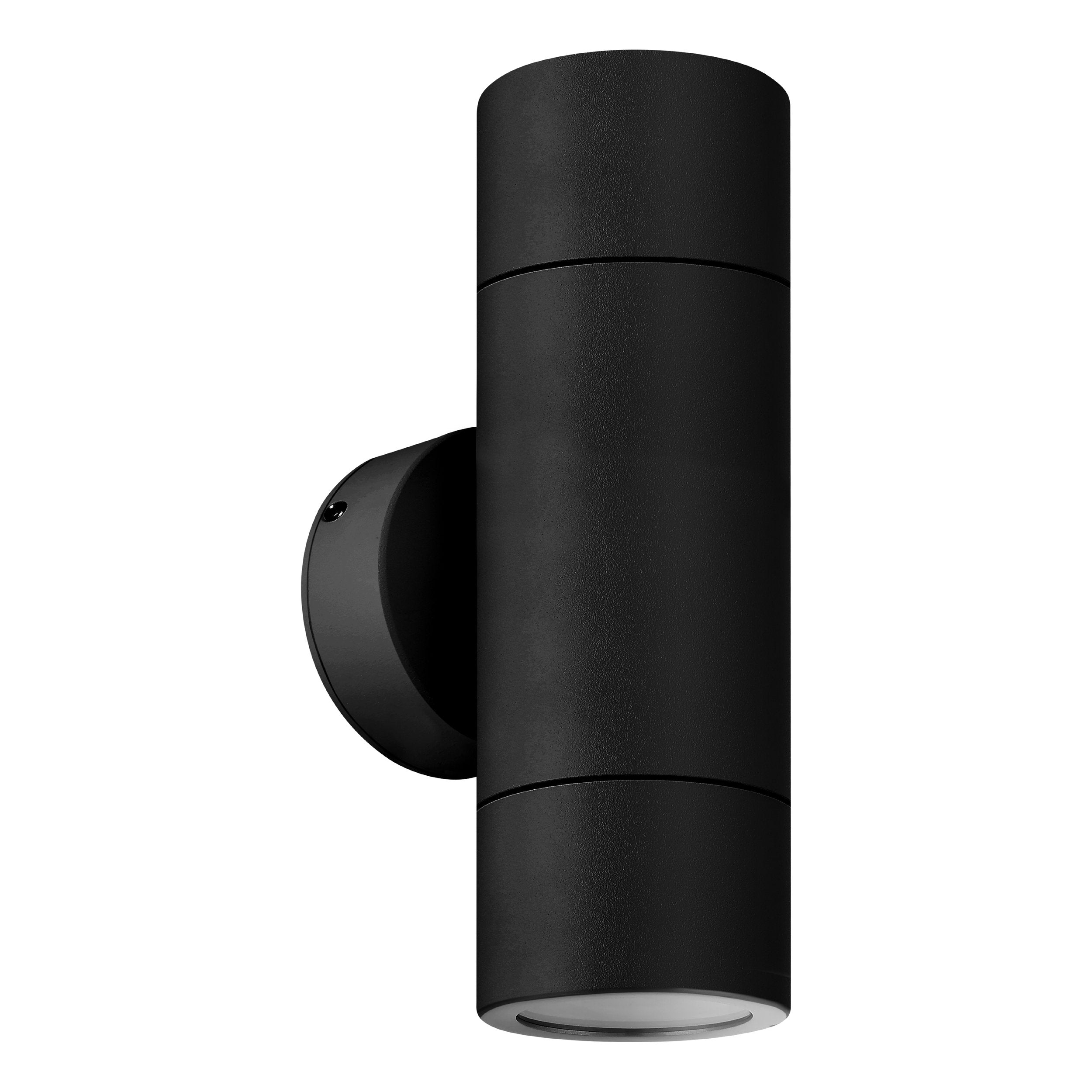 FREMANTLE EXTERIOR WALL LIGHT 2X5W LED TRI-COL BLACK UP/DOWN