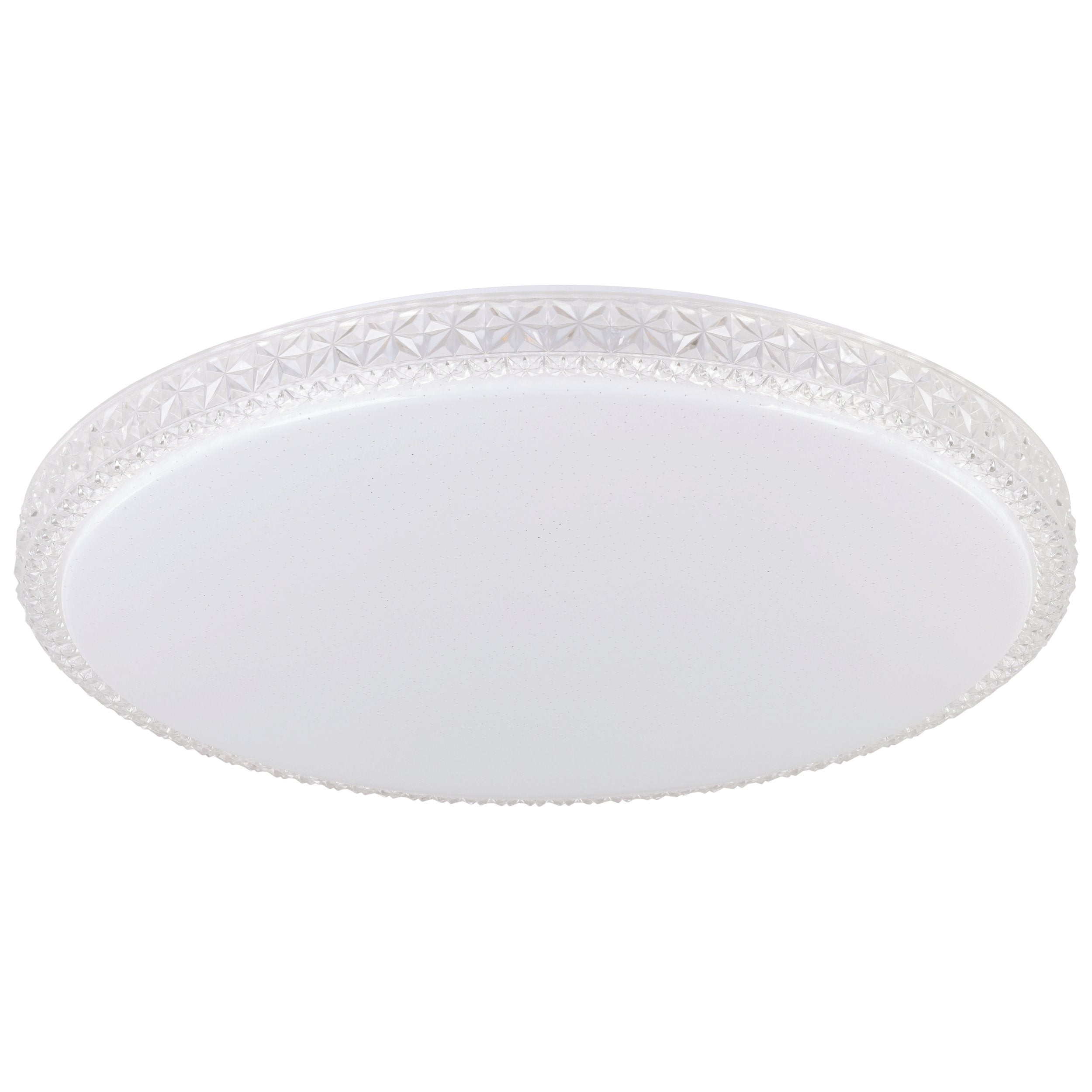 DELILAH OYSTER 36W LED TRI-COL OPAL/CRYSTAL EFFECT