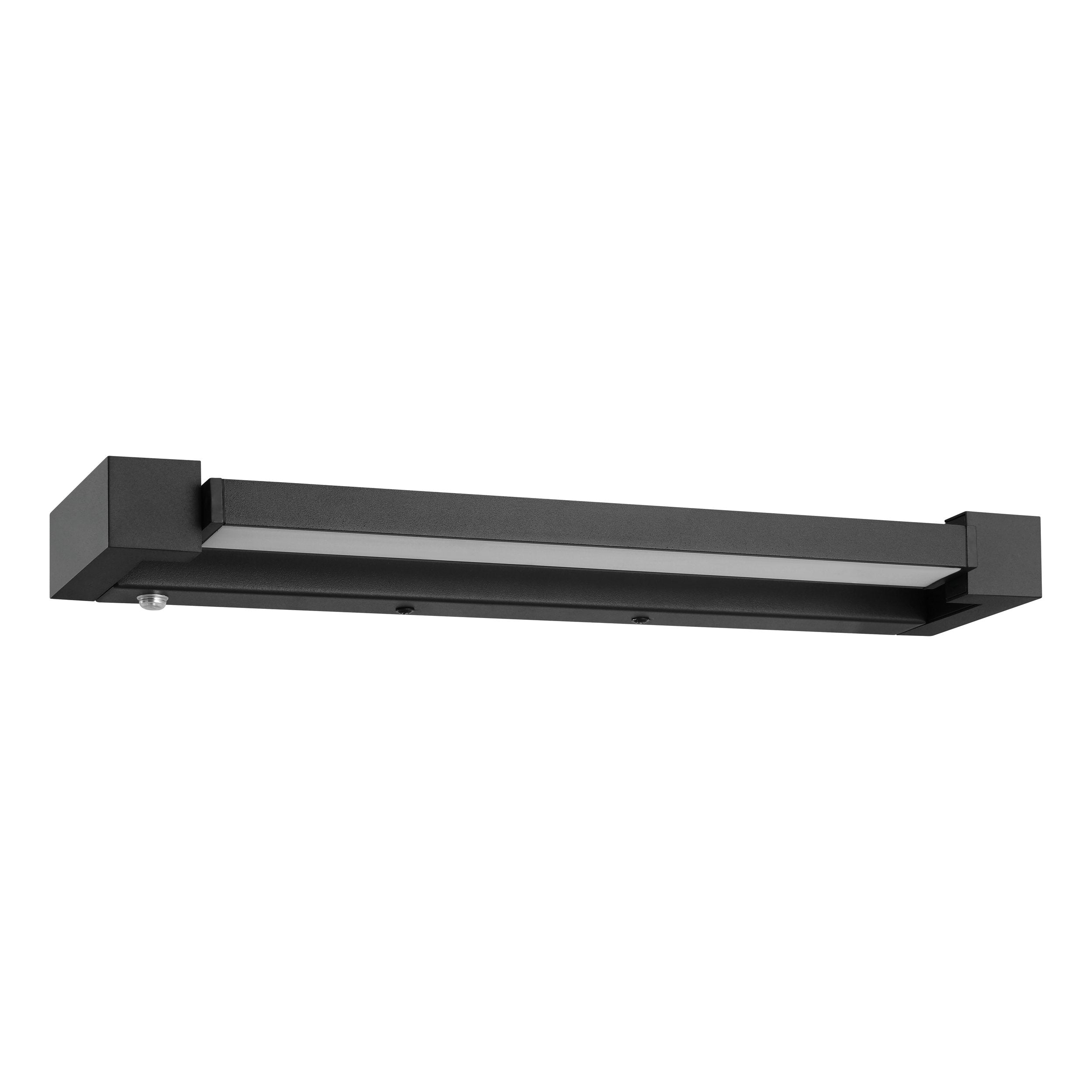 GEMILIANA WALL LIGHT 10W LED TRI-COL BLACK 450MM