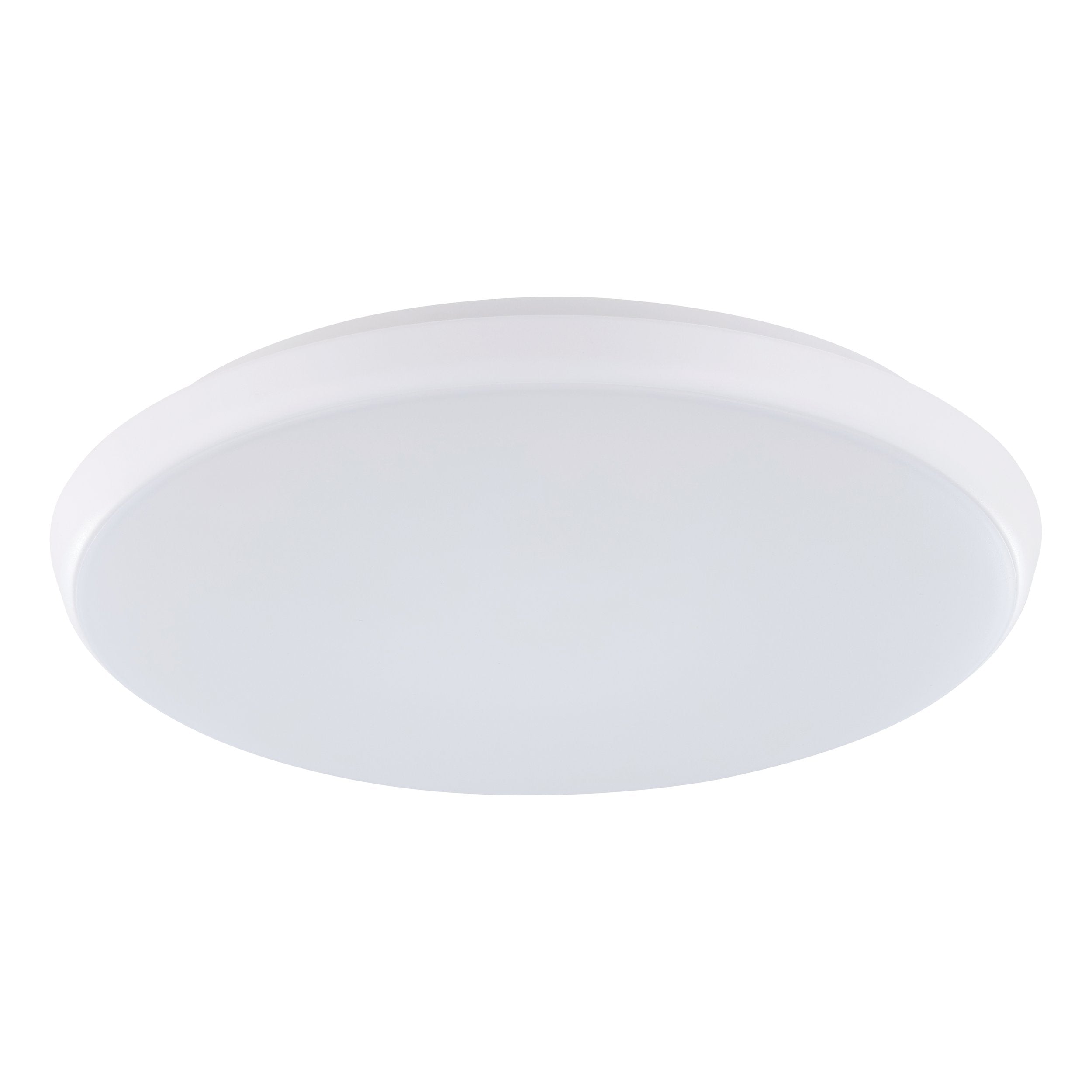 OLLIE 2 OYSTER 18W/25W LED TRI-COL WHITE 300MM