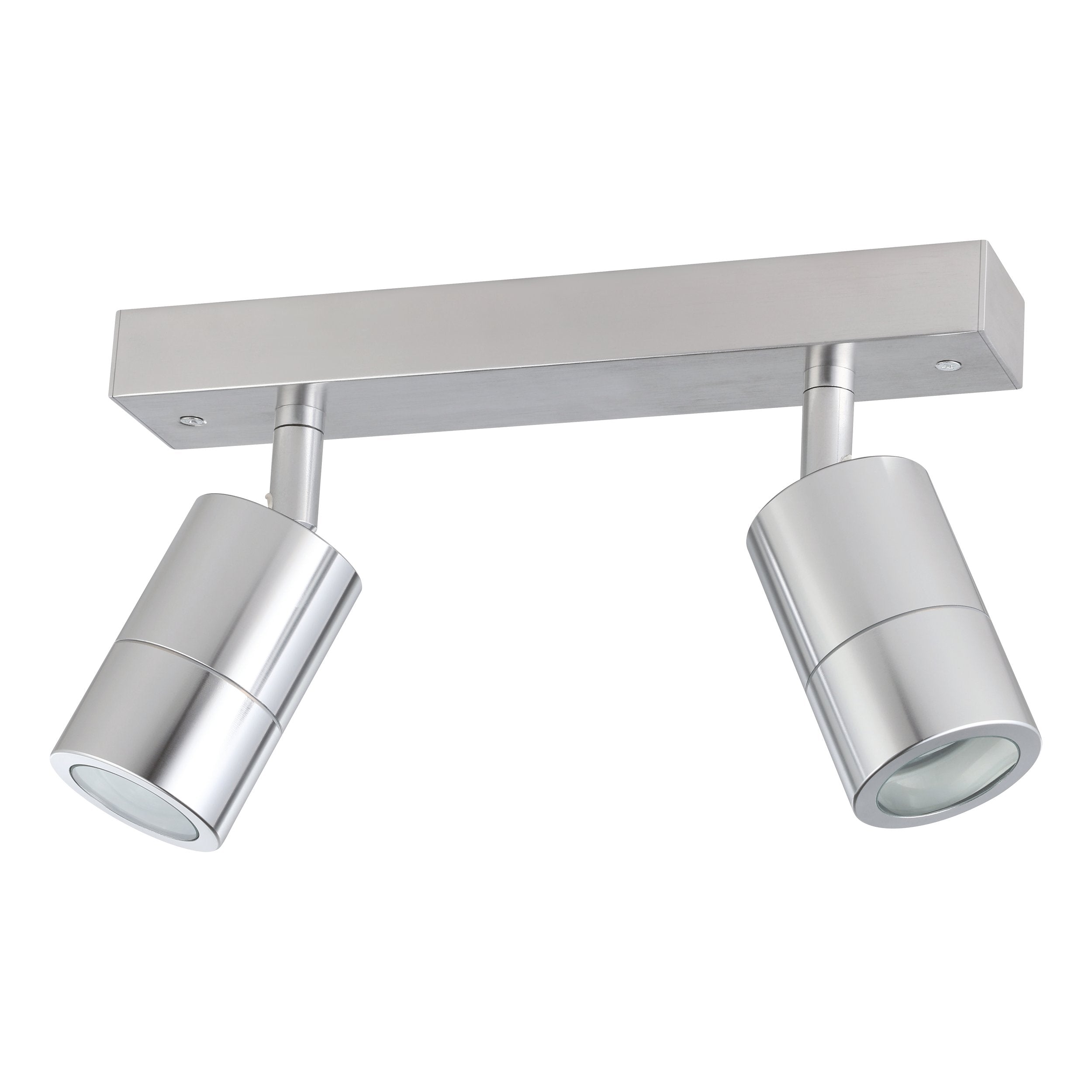 FREMANTLE EXTERIOR WALL LIGHT 2X5W LED TRI-COL TITANIUM BAR