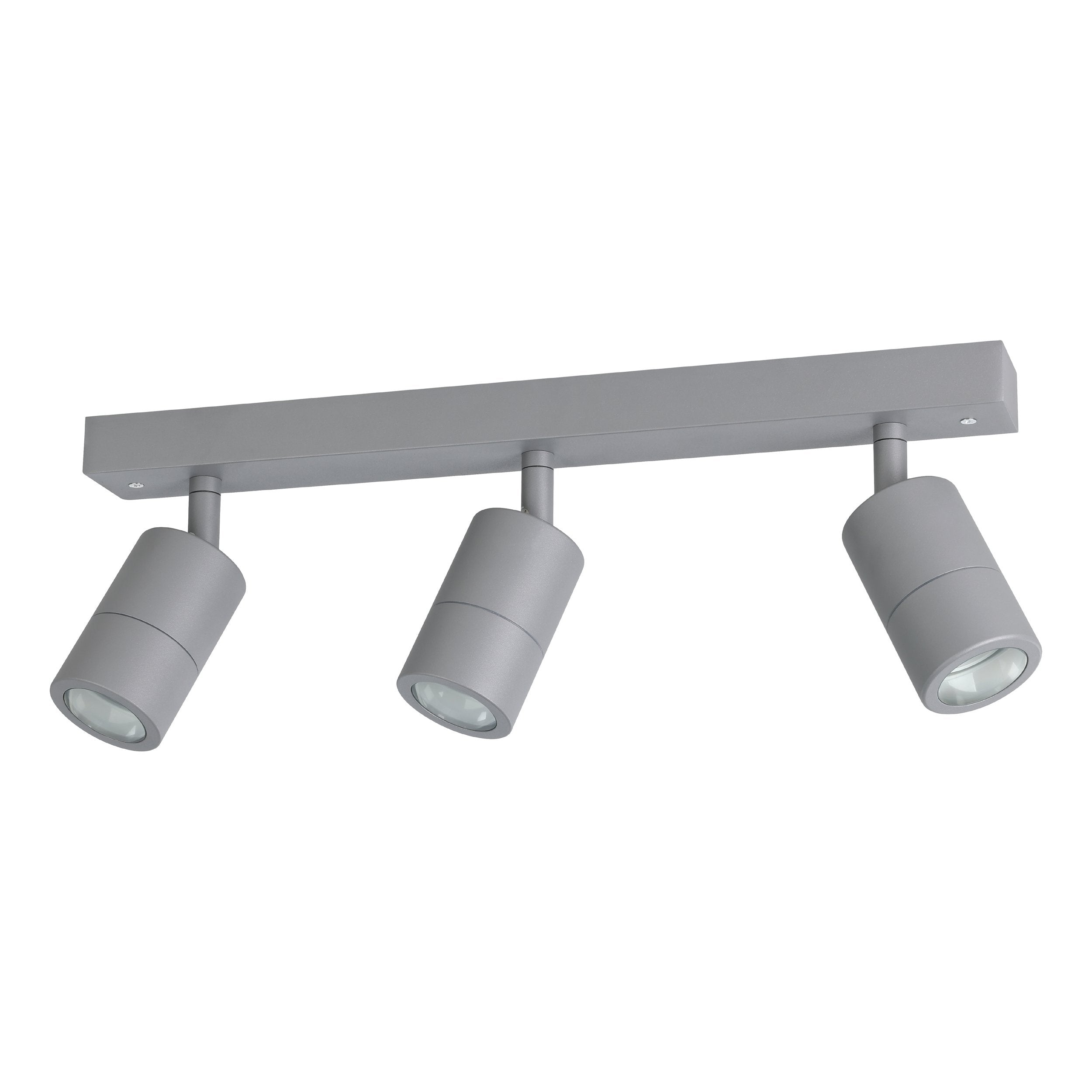 FREMANTLE EXTERIOR WALL LIGHT 3X5W LED TRI-COL SILVER BAR