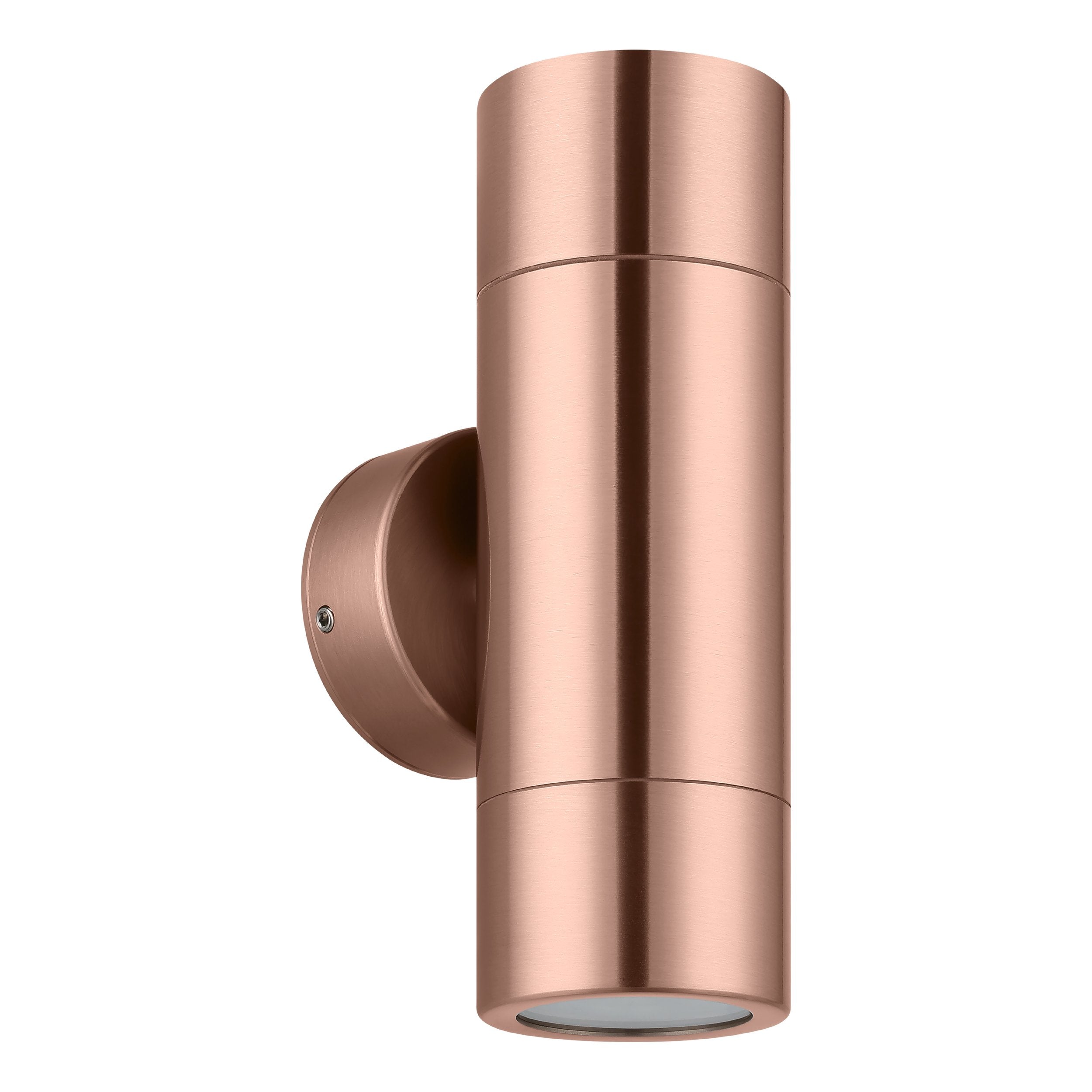 FREMANTLE EXTERIOR WALL LIGHT 2X5W LED TRI-COL COPPER UP/DOWN