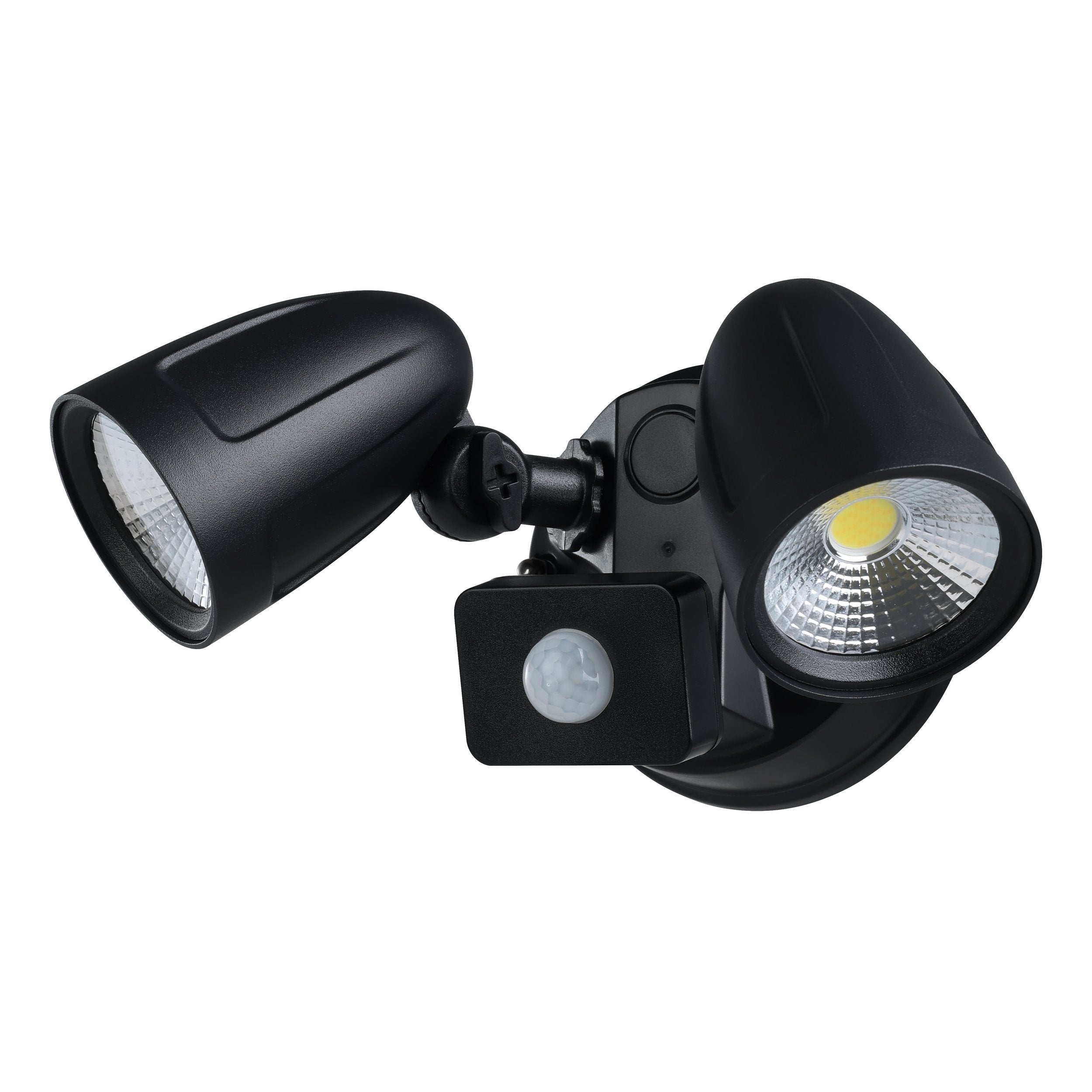 CHOPPER 2 EXTERIOR SPOT LIGHT 2X15W LED TRI-COL BLACK W/SENS
