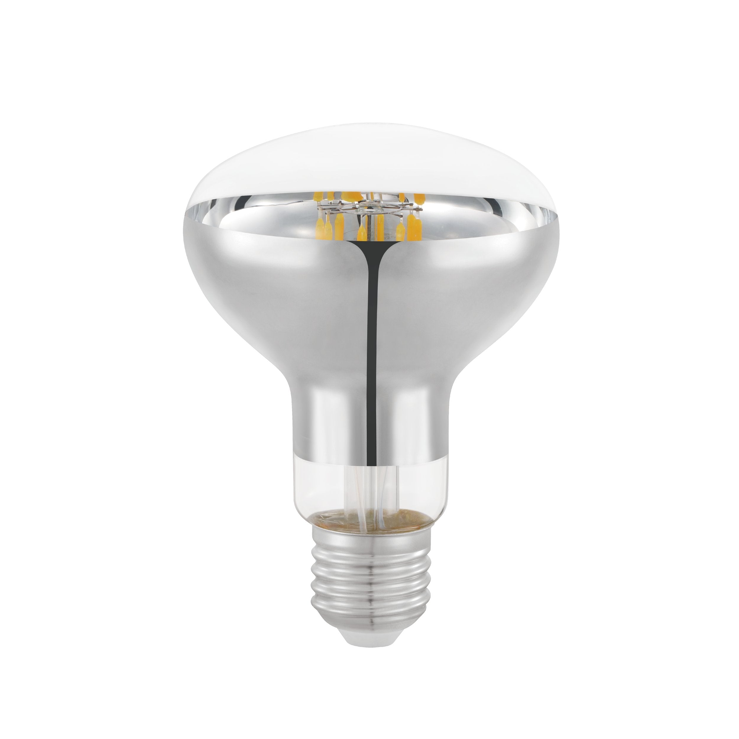 8W E27 3000K NON-DIM LED R80 CLEAR