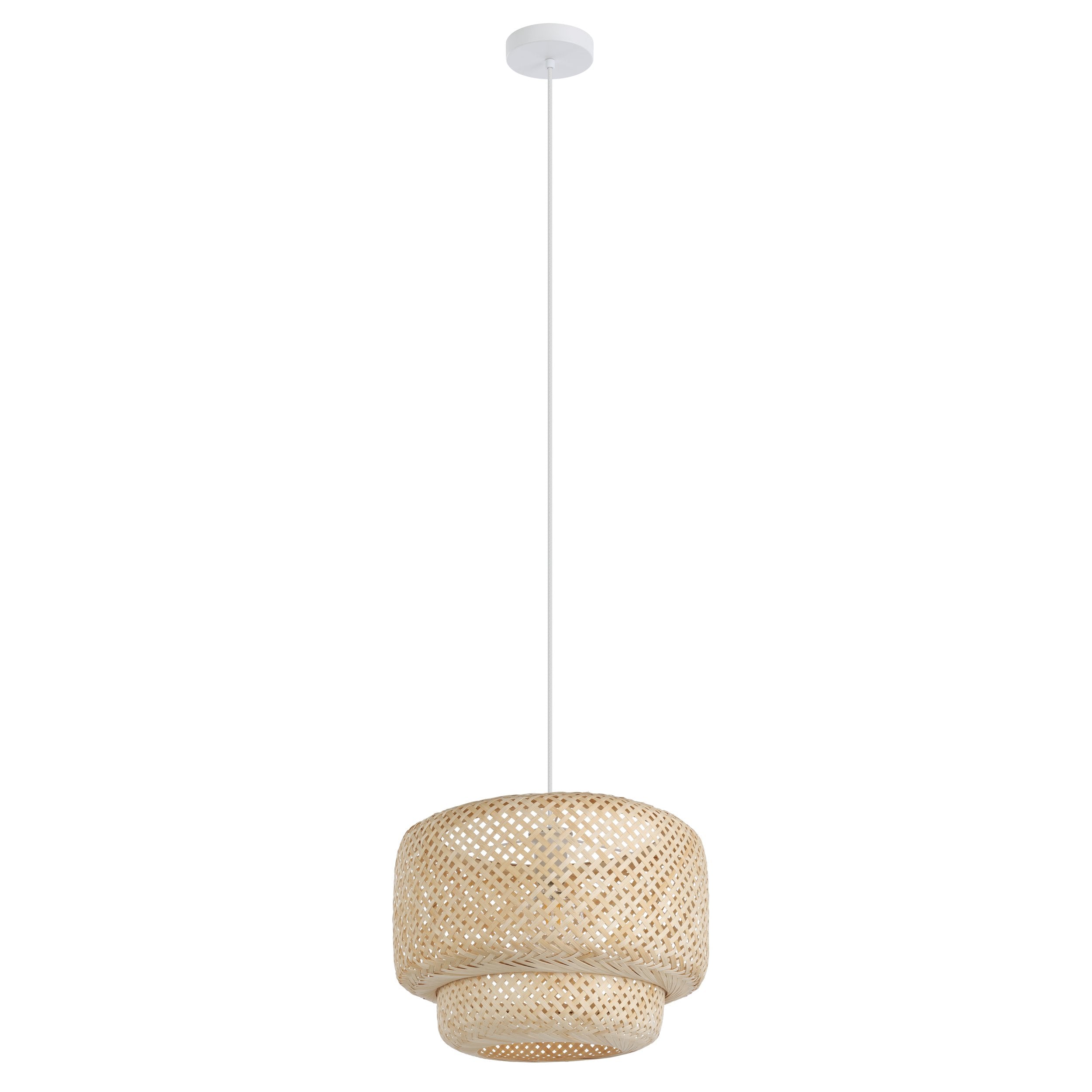 HETTONLE PENDANT LIGHT 1X40W E27 CANE NAT