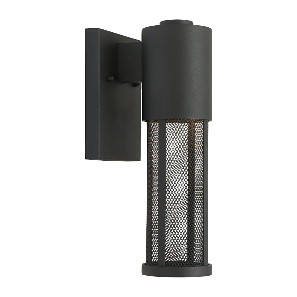 Kassel 1 Light Exterior Wall Light Black