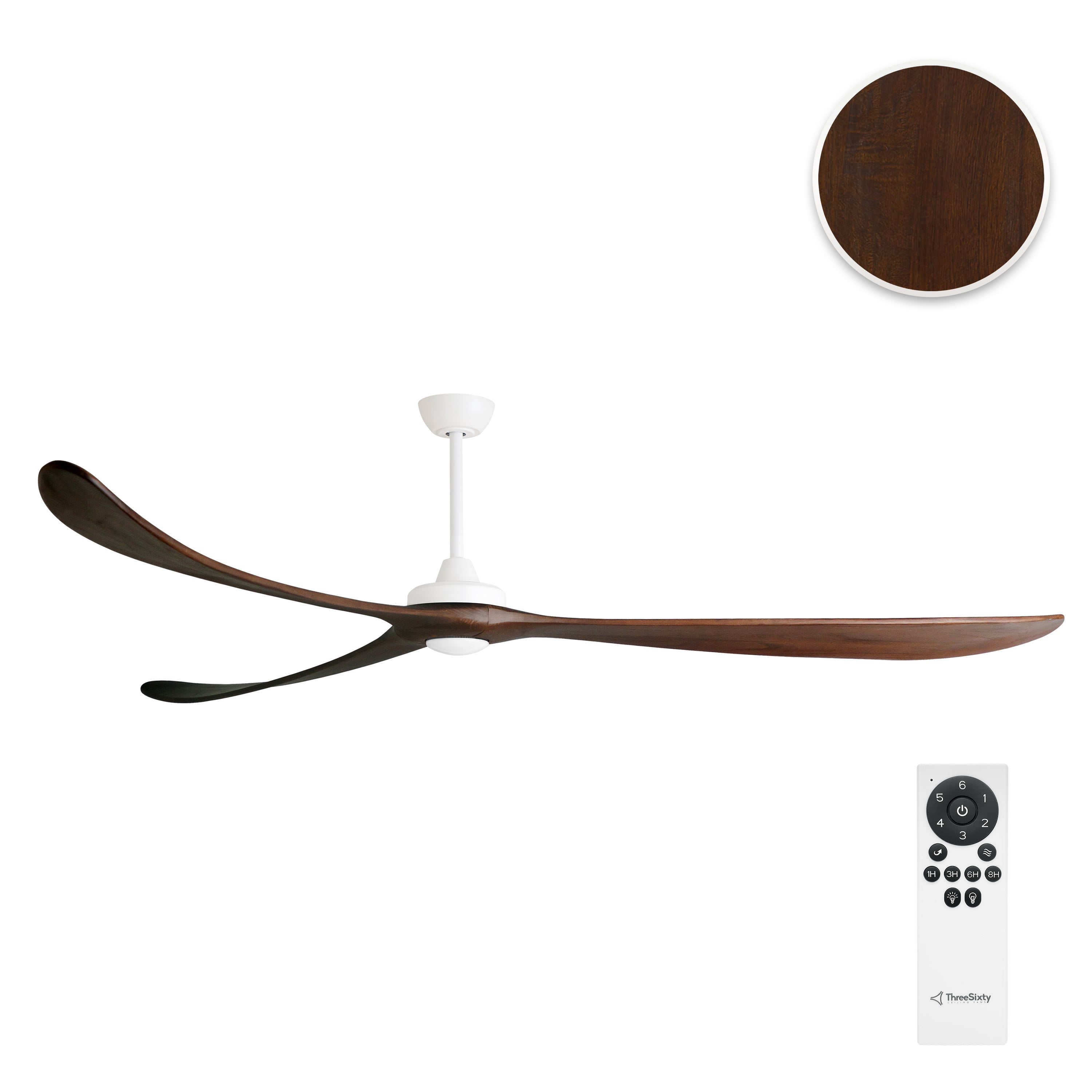 Three Sixty Kirra DC Ceiling Fan 100" (254cm)