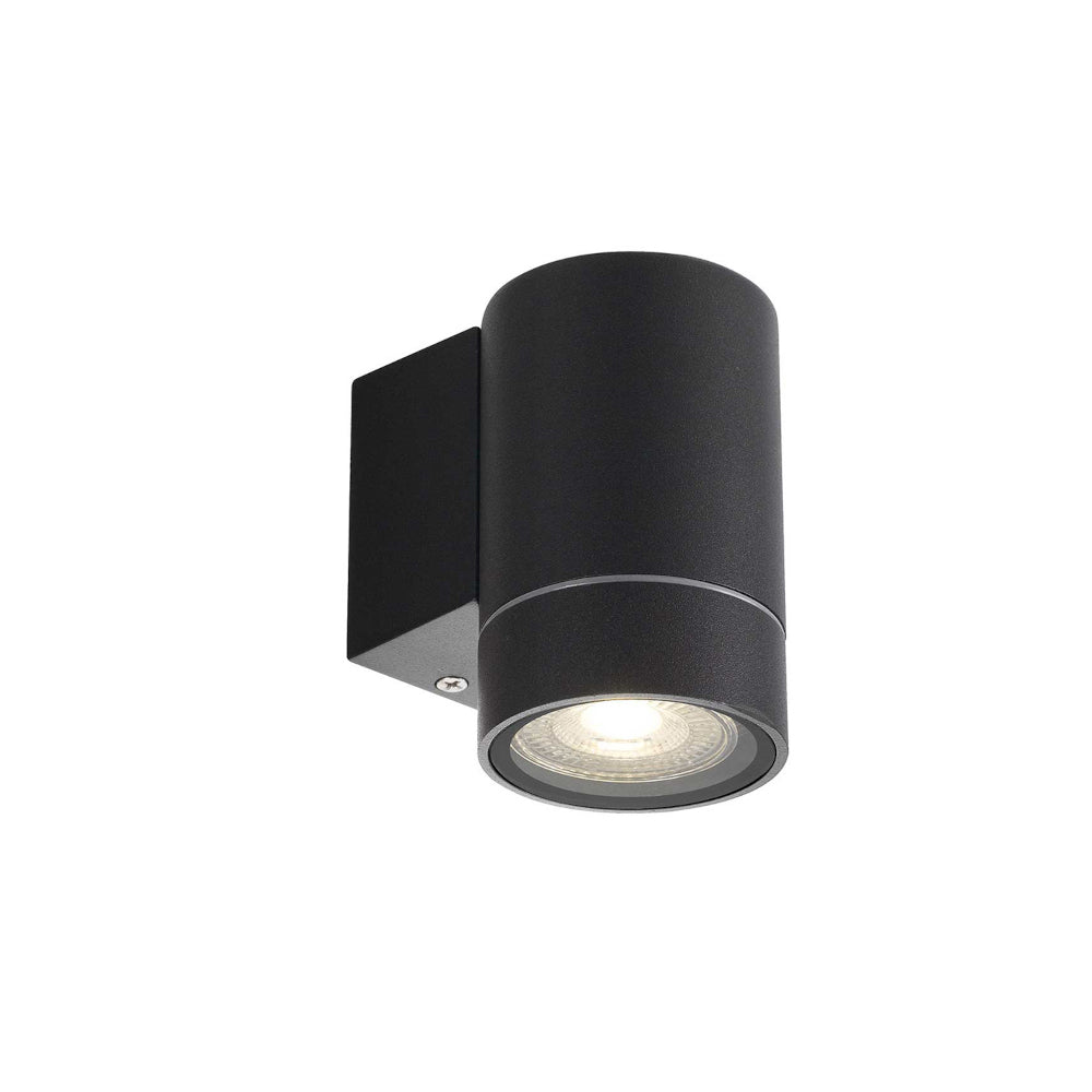 Kman White, Silver or Black GU10 IP54 Fixed Down Exterior Wall Light
