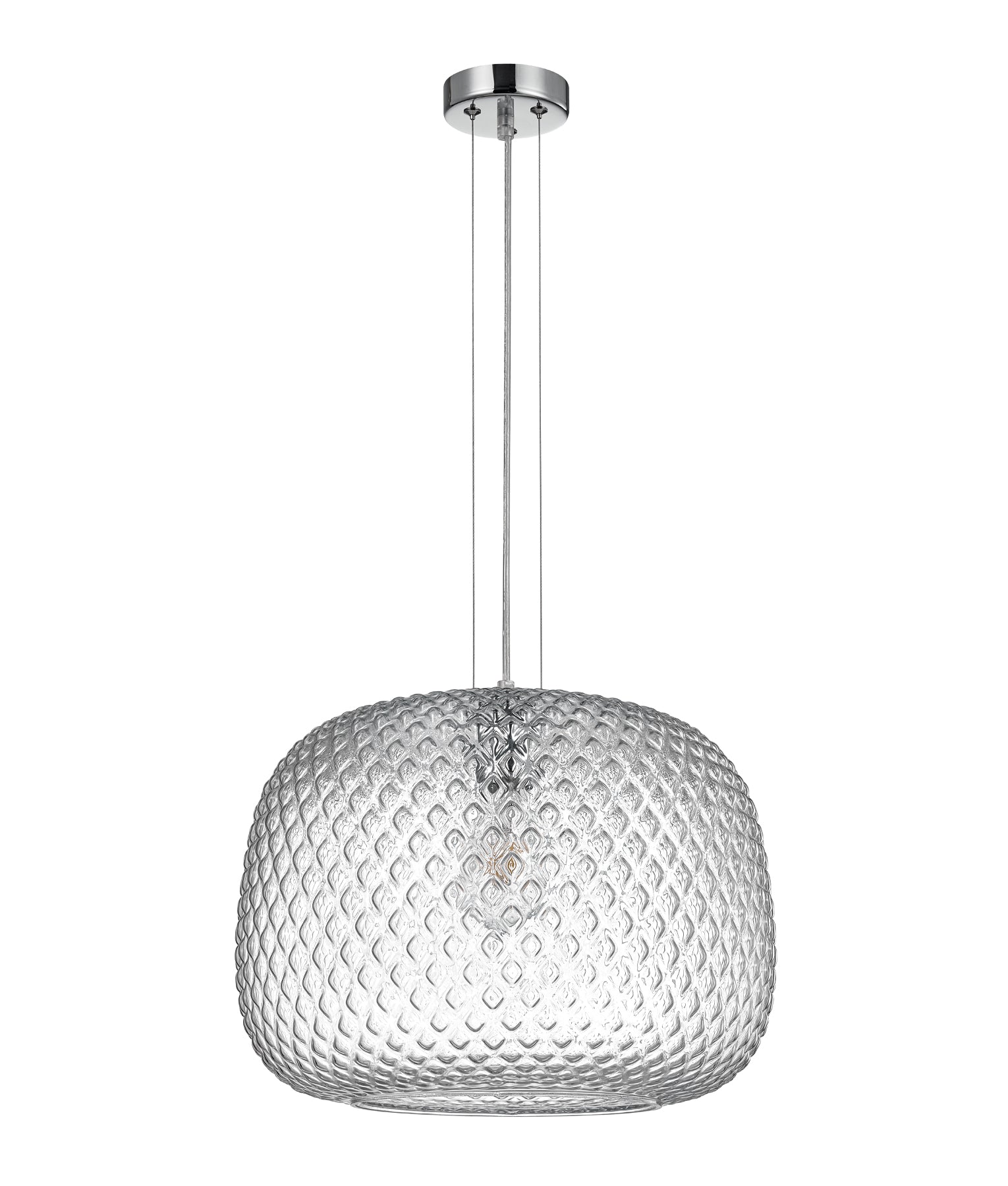 LABU: Interior Dome Glass with Segments Pendant Lights