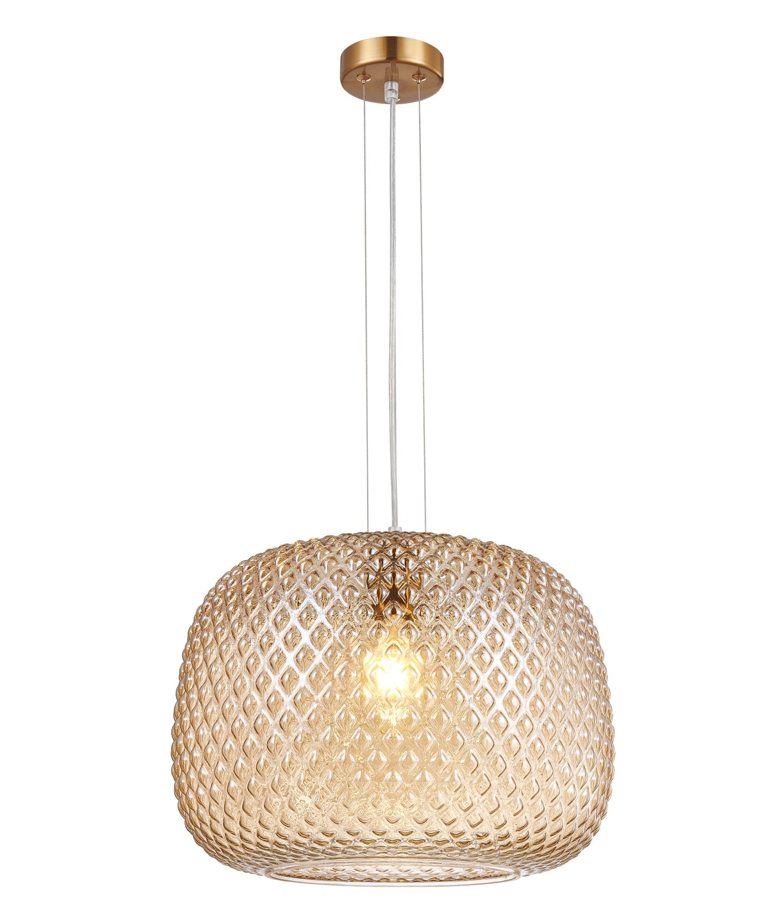 LABU: Interior Dome Glass with Segments Pendant Lights