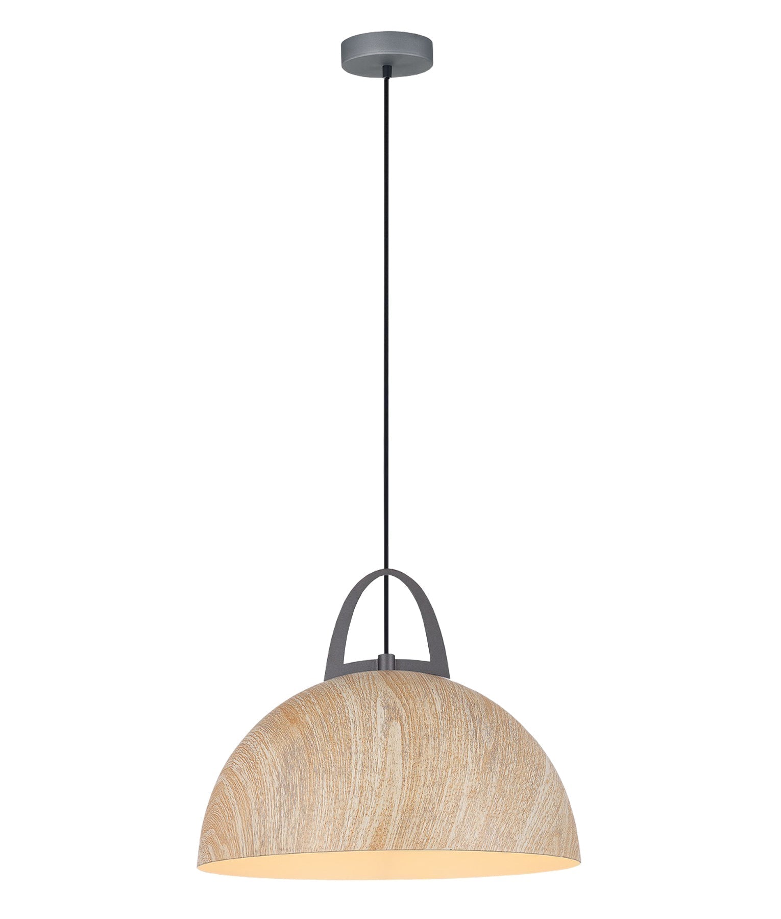 LEGNA: Retro Replica Wood Dome Shape Pendant Lights