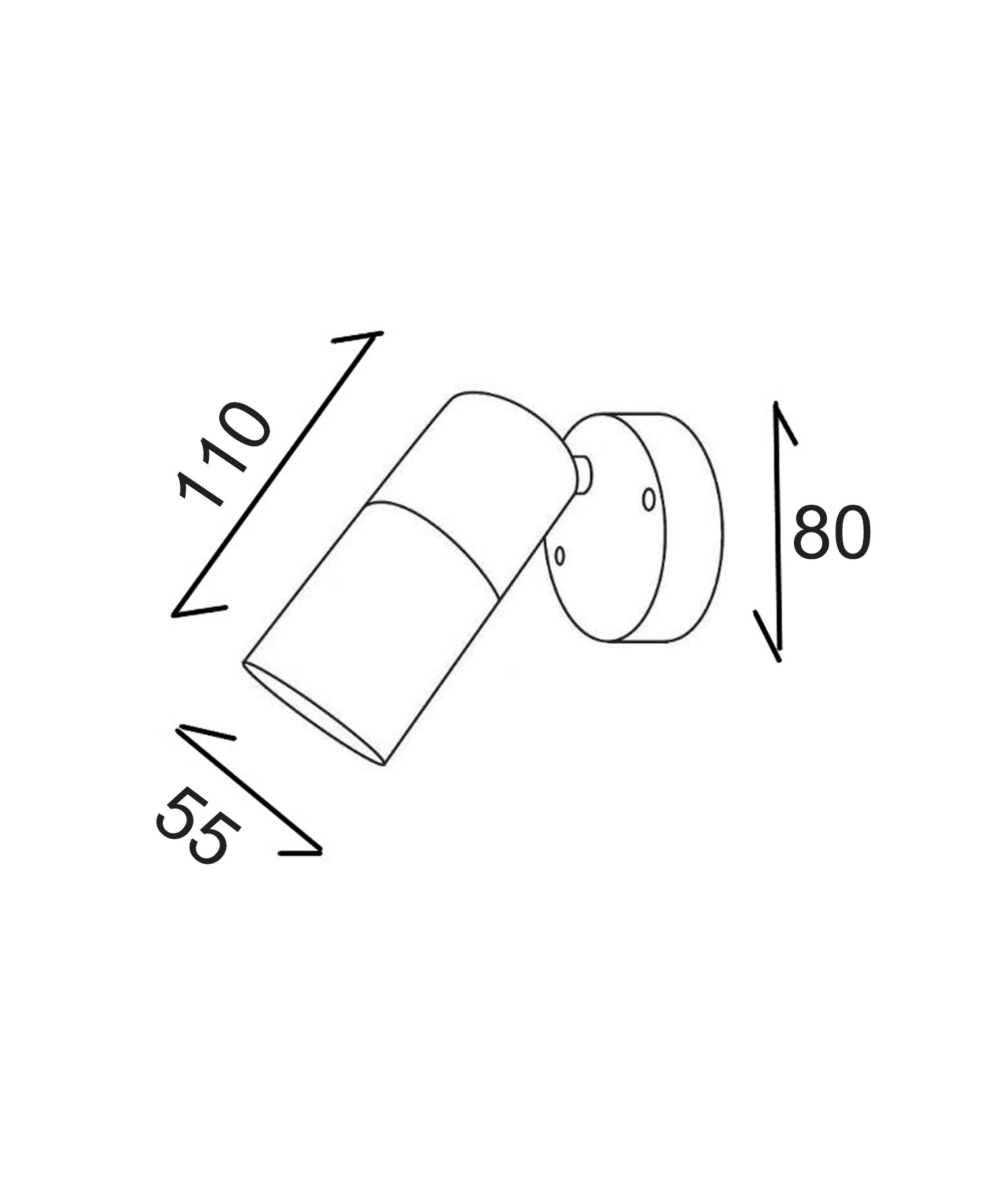 LENGAN: Interior Single Head Adjustable Round Base Spot Lights