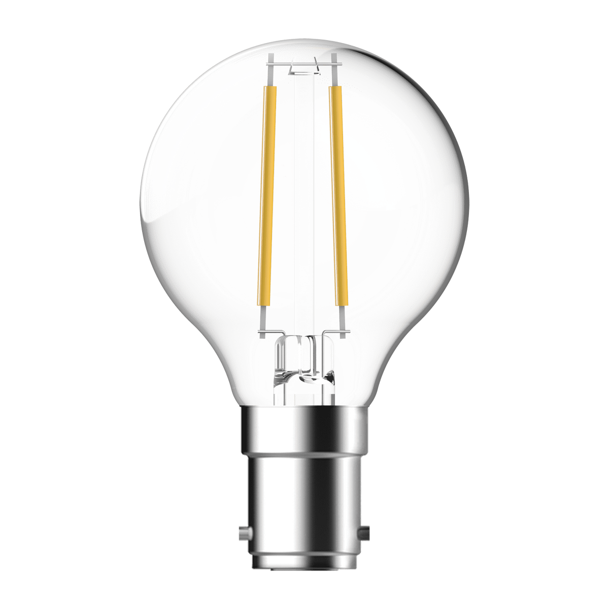 LED Filament G45 Clear 4.2W Fancy Round Dim / B22