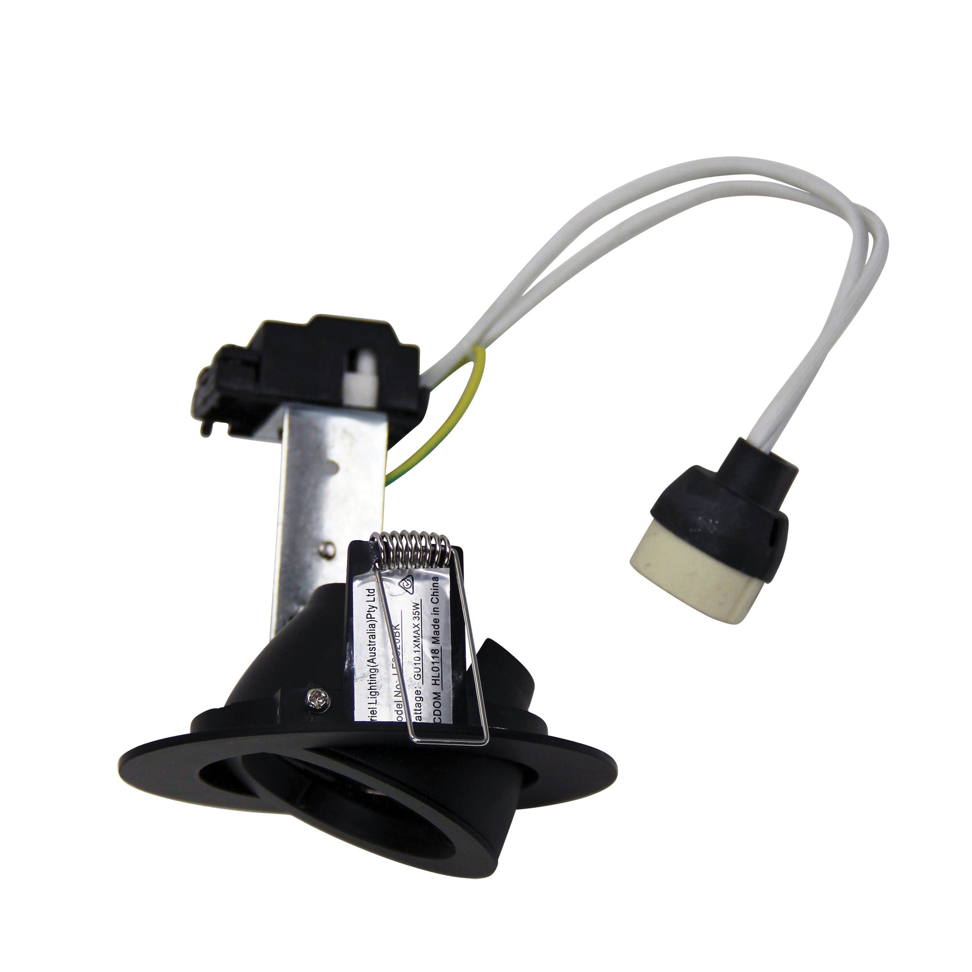 Trim Only Chip Adjustable Satin Black LED Ready Recessed