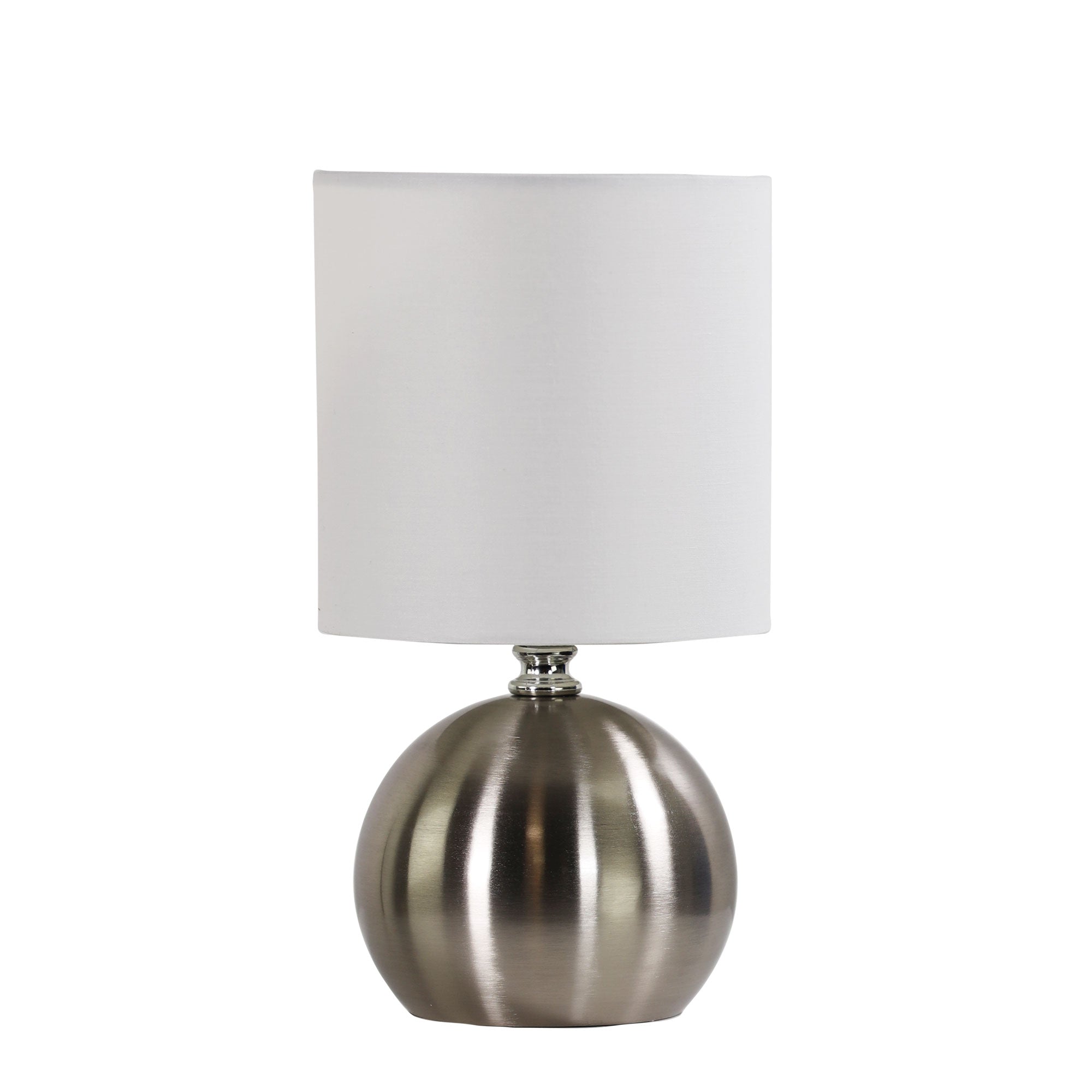Lotti On / Off Touch Lamp Brushed Chrome Finish