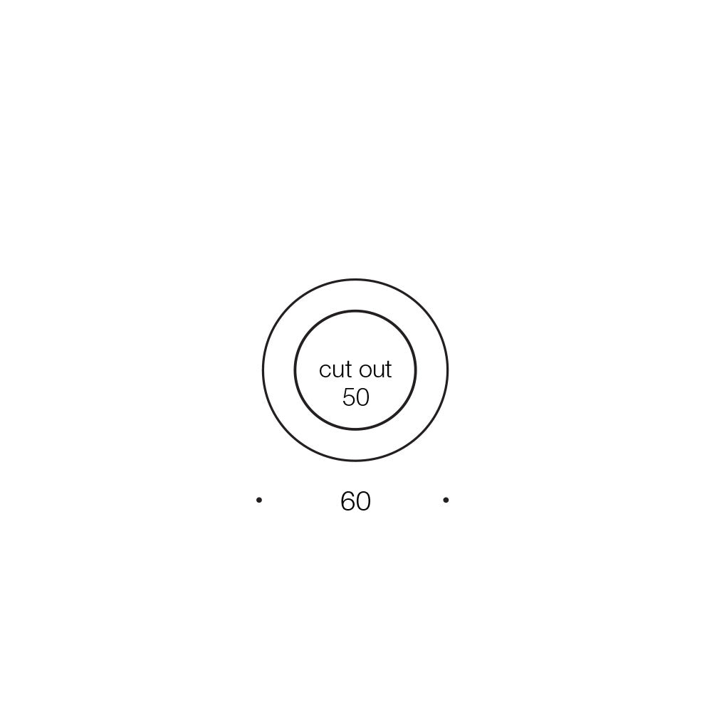 Lima Aluminium 3W 3000K or 5000K Round Stair Light