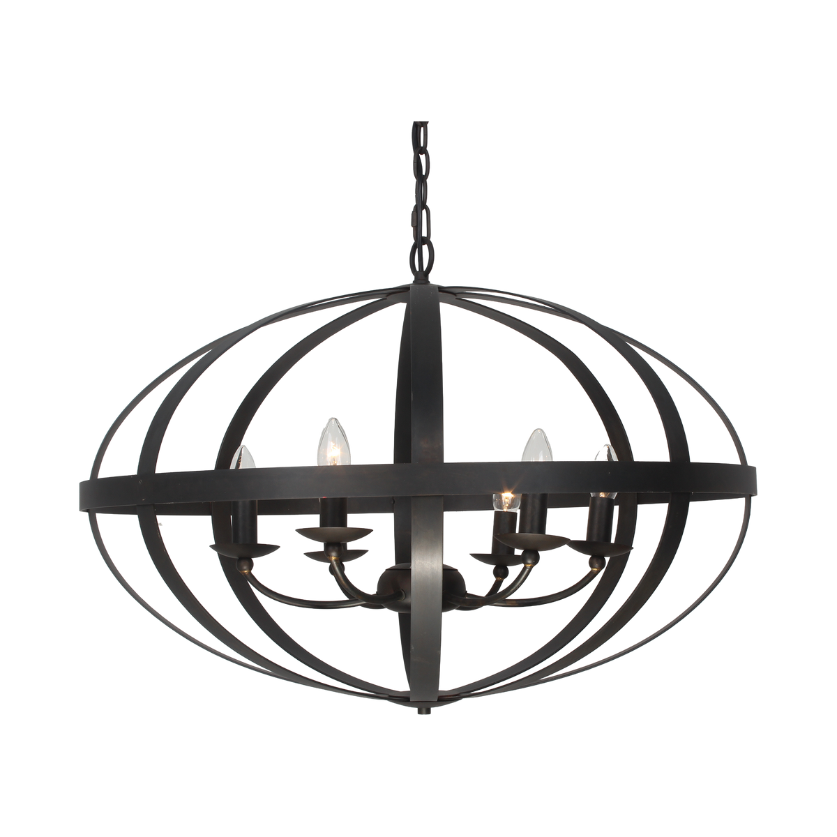 Lincon Iron E14 Pendant Weathered Iron