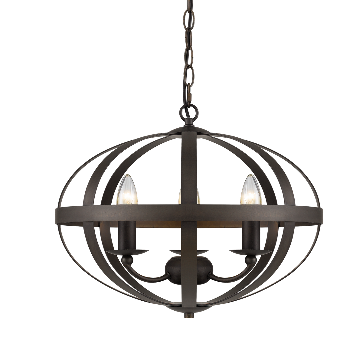 Lincon Iron E14 Pendant Weathered Iron