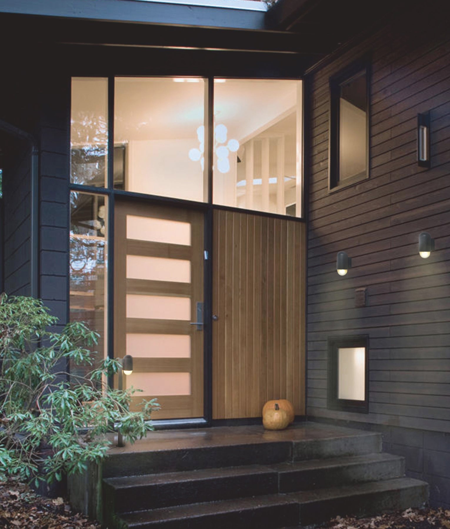 MAGNUM: Exterior Oval Surface Mounted Wall Lights IP44