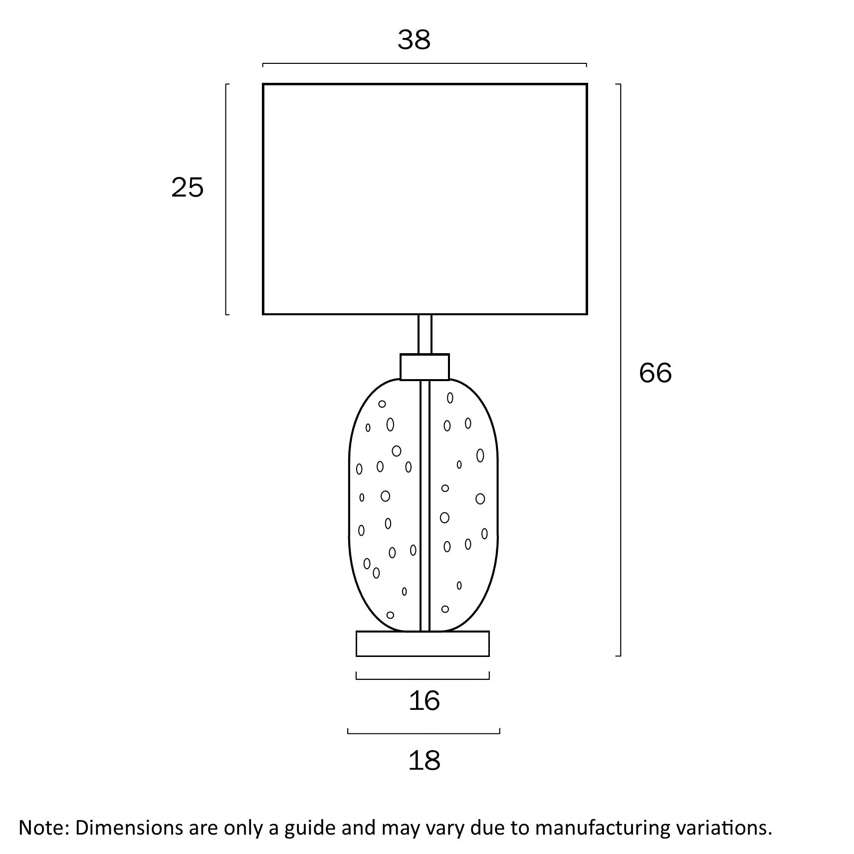 Manolo Teal & Antique Gold Table Lamp with Brown Fabric Shade