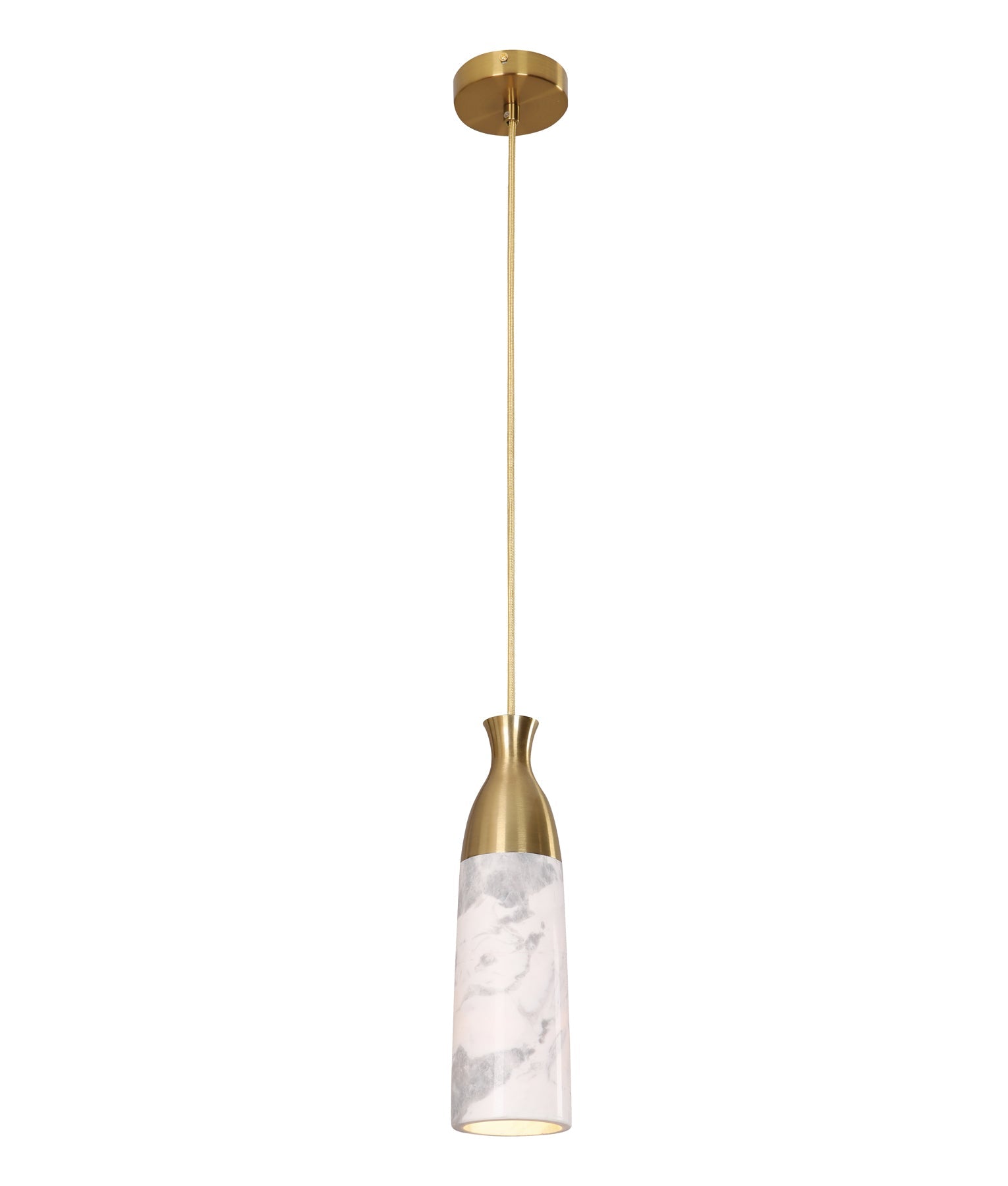 MARMOL: Interior Marble Cylinder Pendant Lights