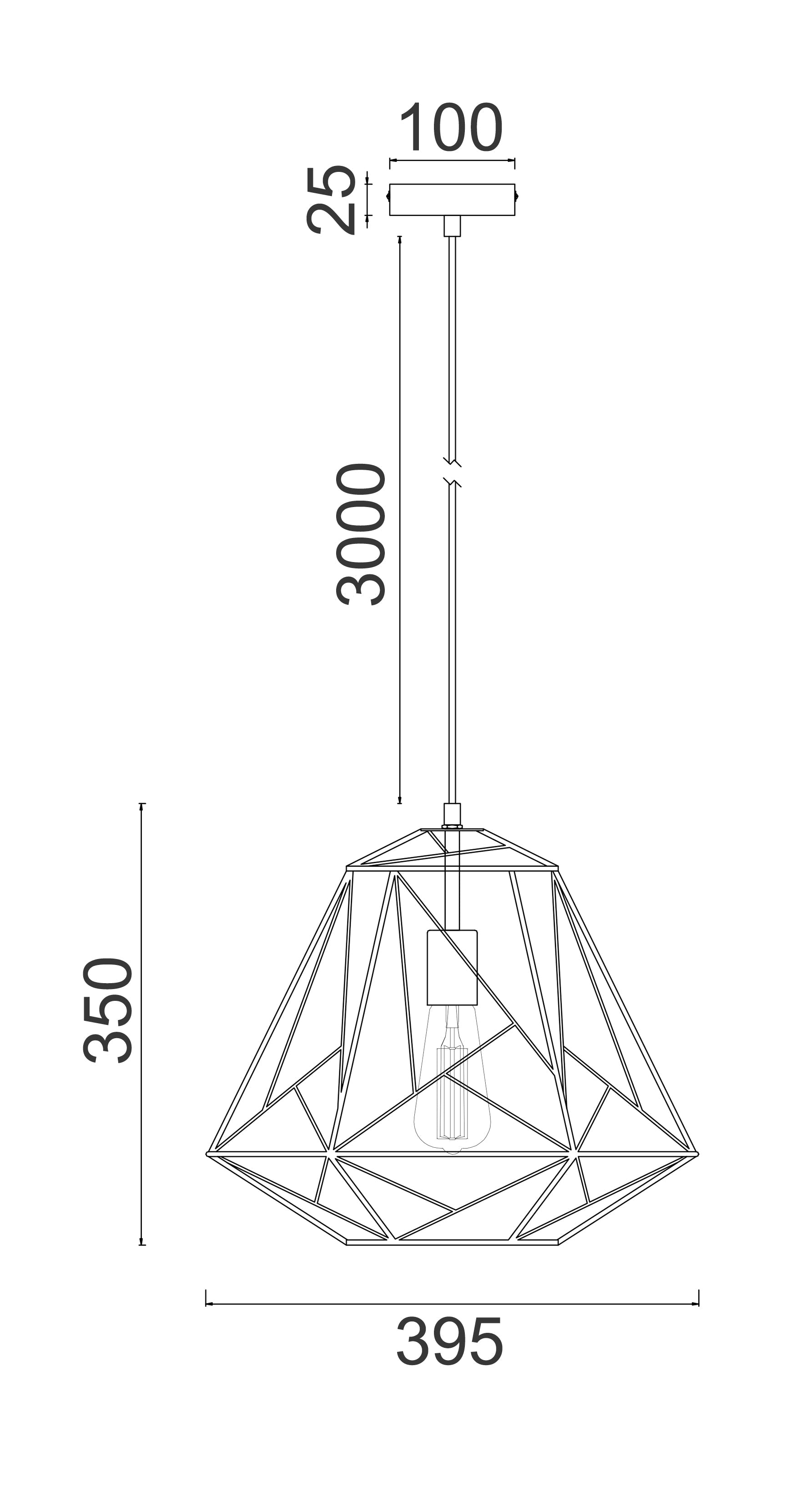 MARTE: Geometric Design Interior Iron Cage Pendant Lights