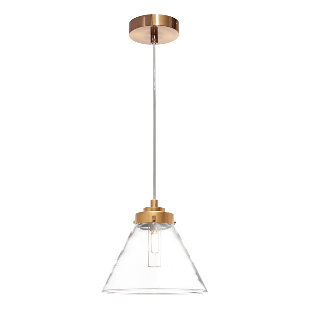 Matisse 1 Light Pendant Gold