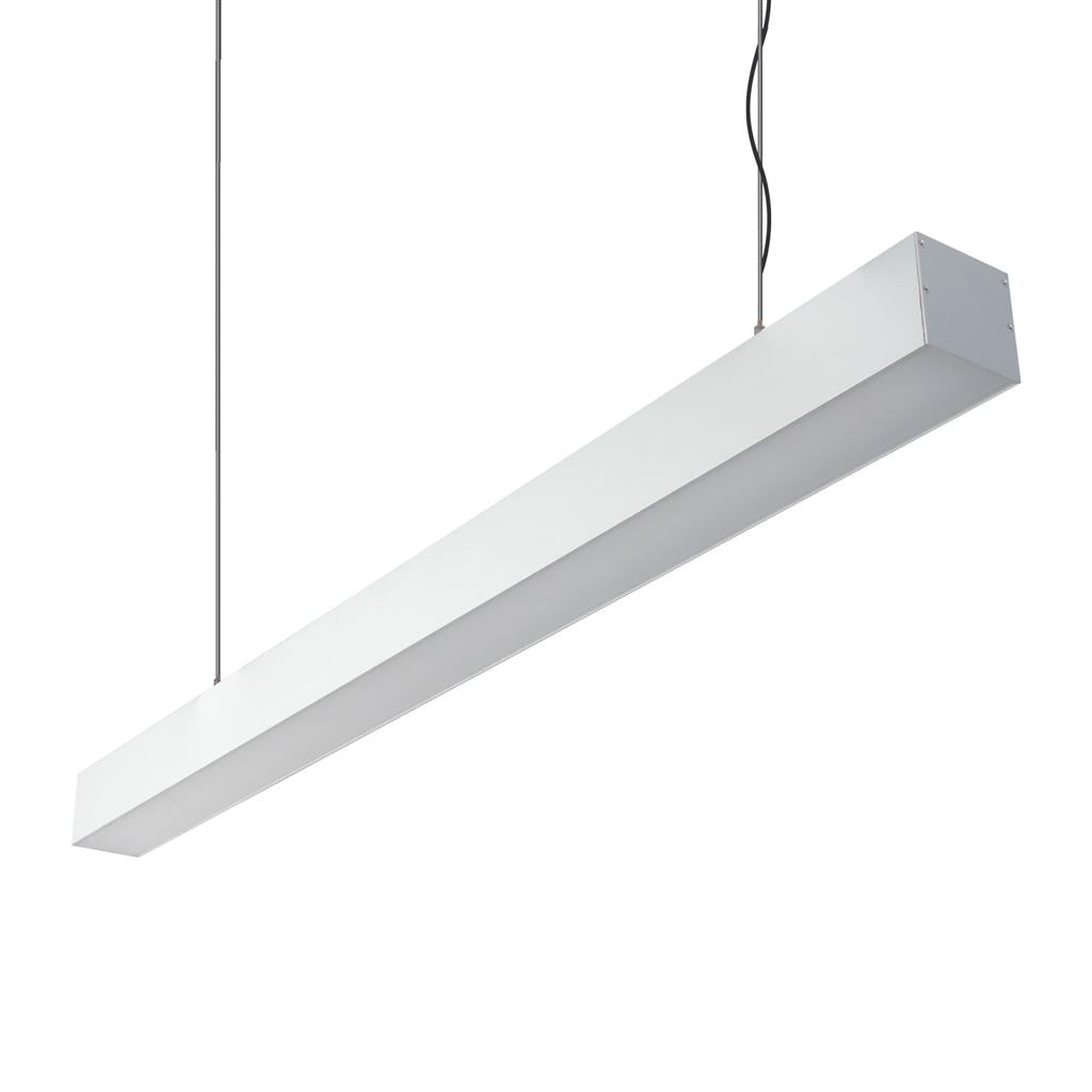 Max-75mm Down Pendant 17.3W 1M C/W Opal Aluminium Tunable/Dali