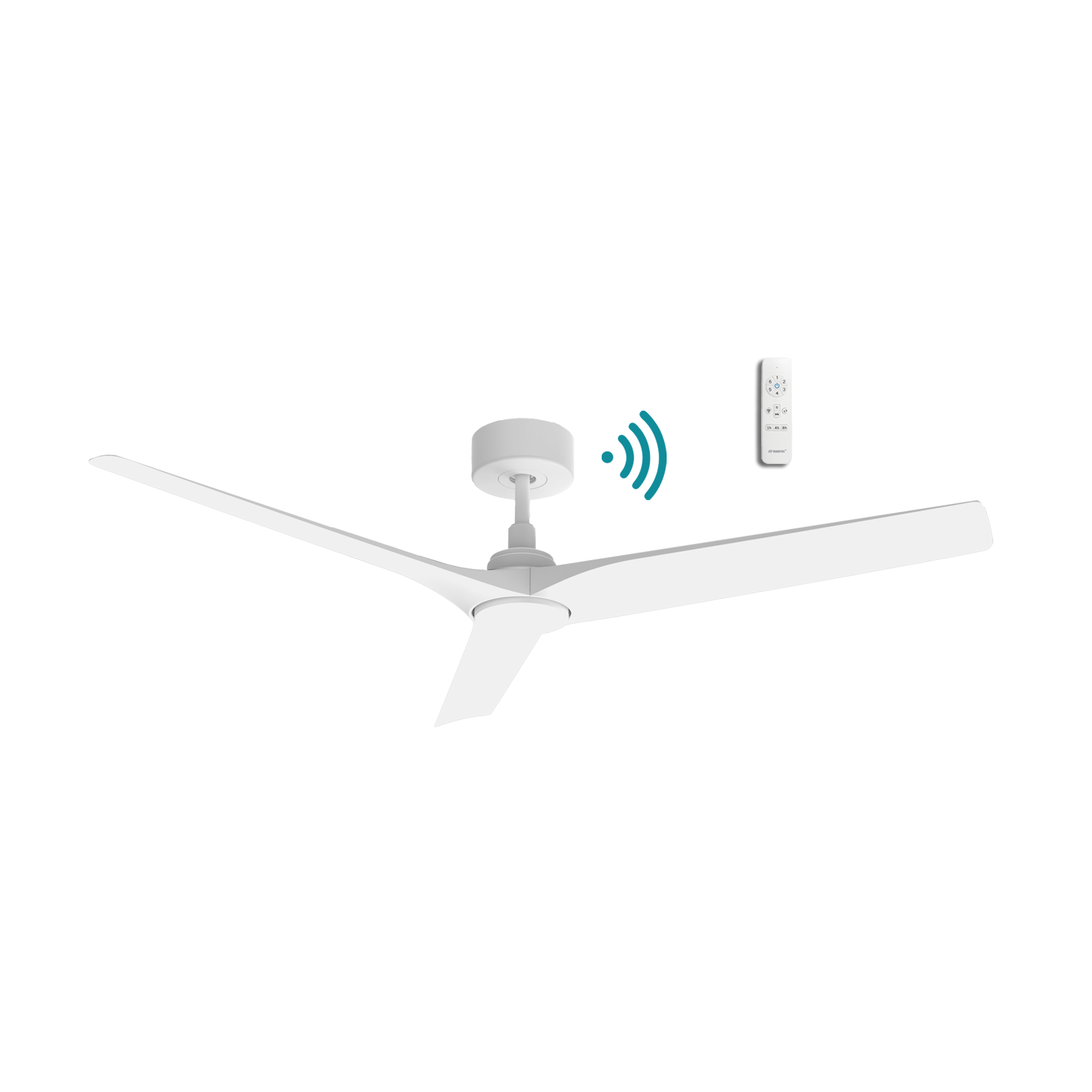 Cordoba DC 1320mm 3 ABS Blade WIFI & Remote Control Ceiling Fan