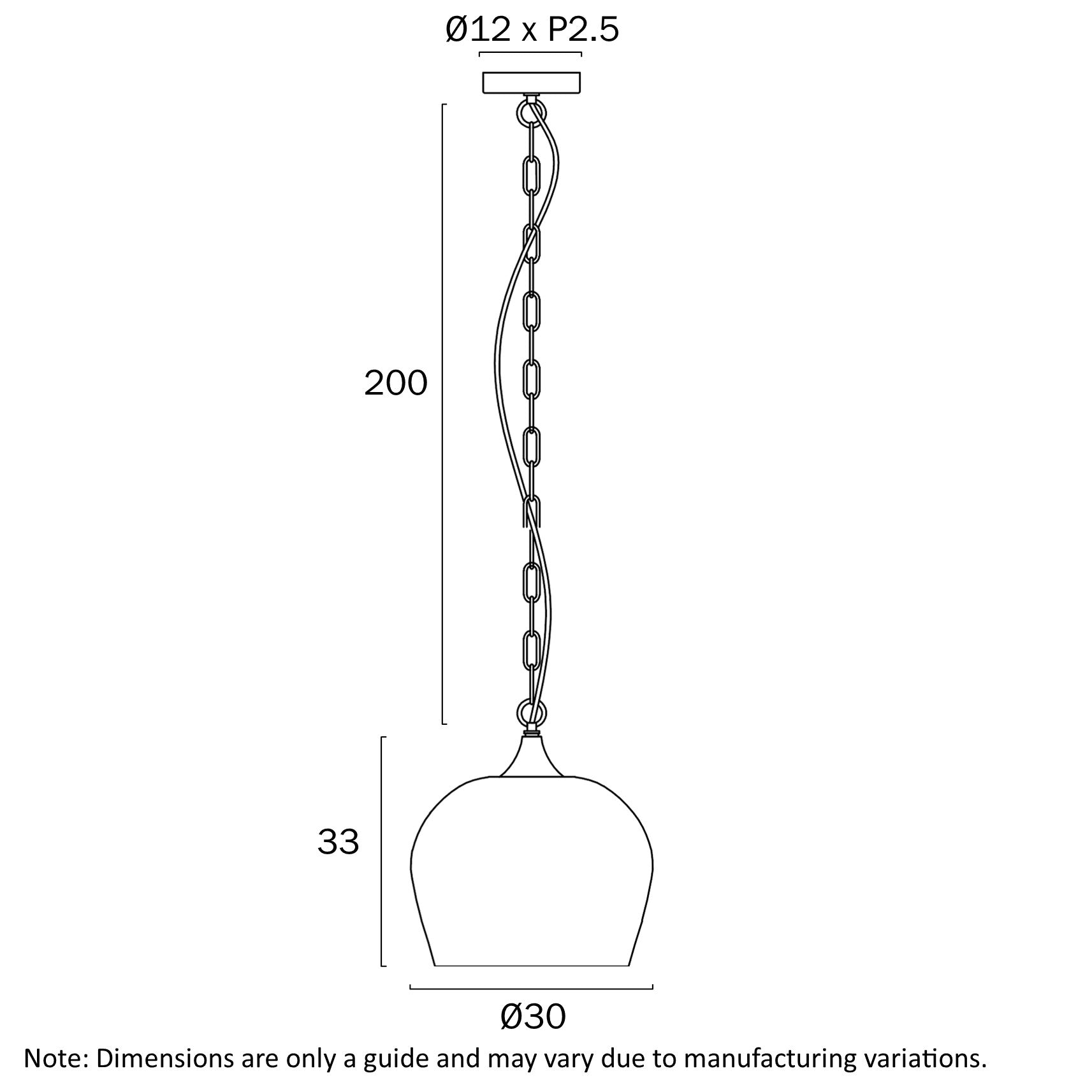 Mersin Antique Brass 1 Light Pendant