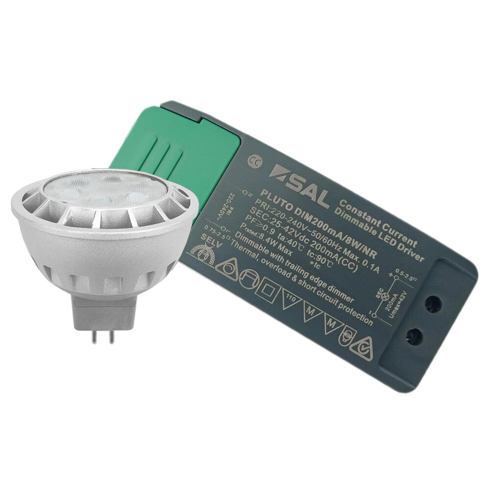 MR16 Kit 7W WW Dimmable Flex&Plug