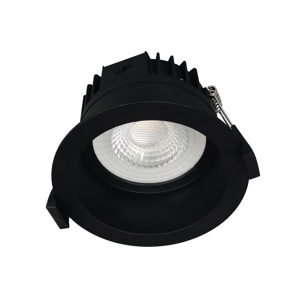 Macro White or Black 9W CCT IP44 Low Glare Downlight