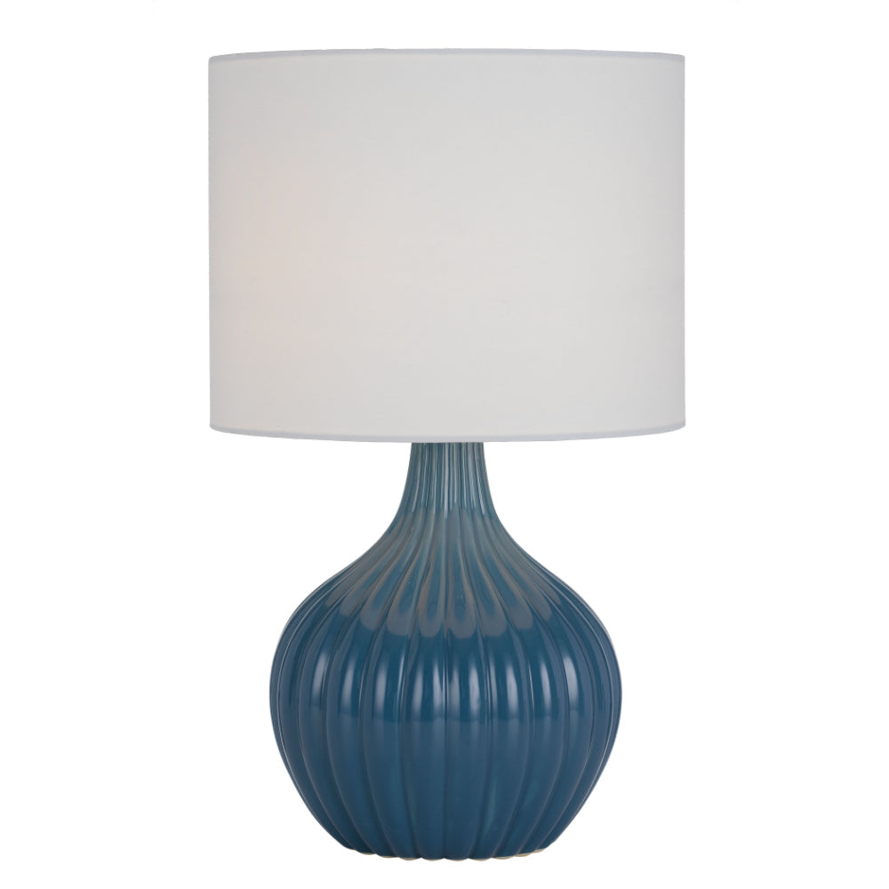 Nord Cream/Cream, Blue/White or Black/White Table Lamp