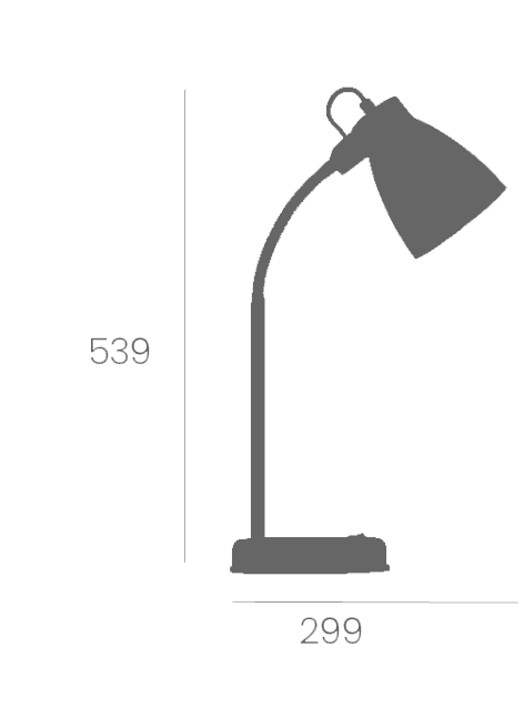 Nova Table Lamp In a Range of 6 Colours